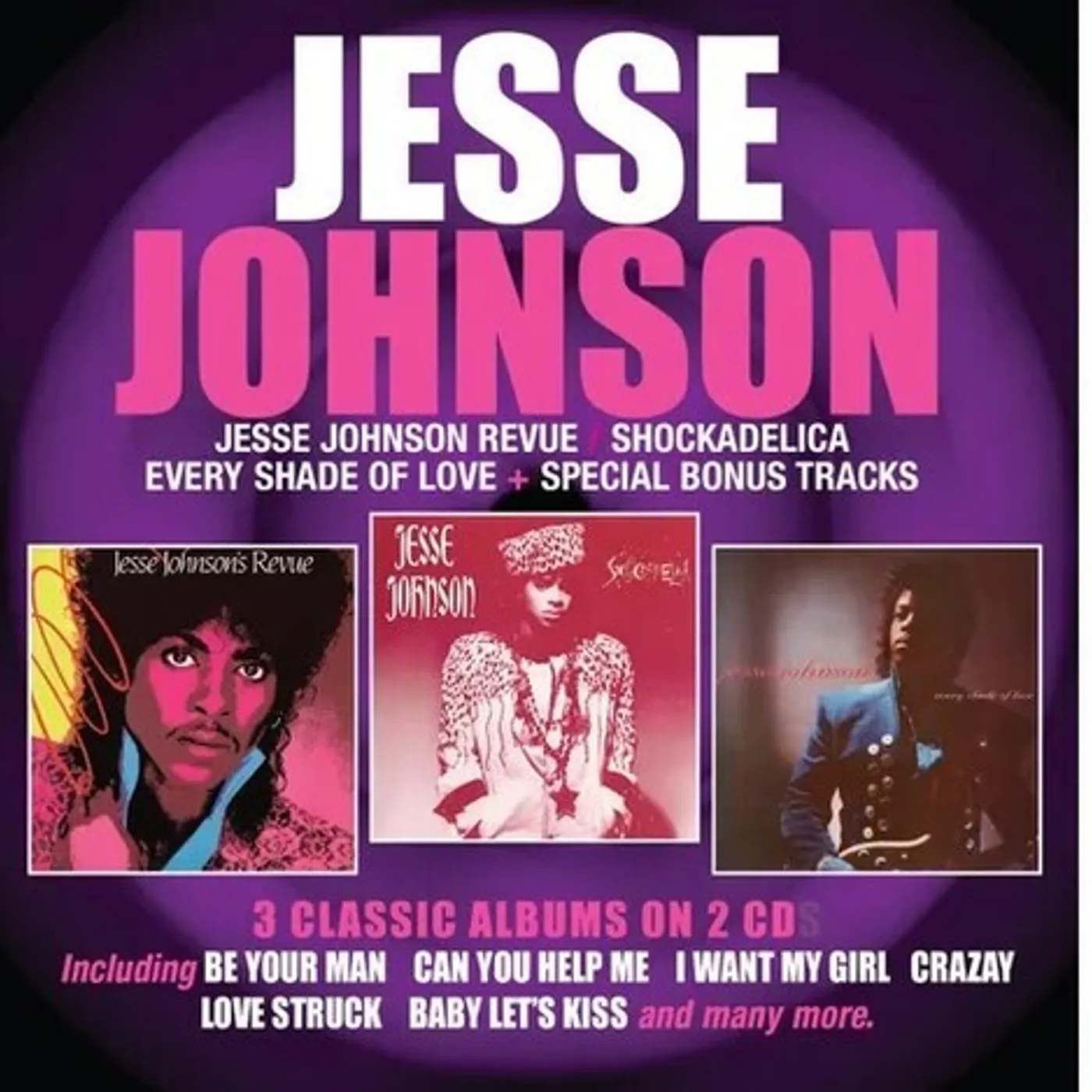 JESSE JOHNSON REVUE / SHOCKADELIA / EVERY SHADE OF CD