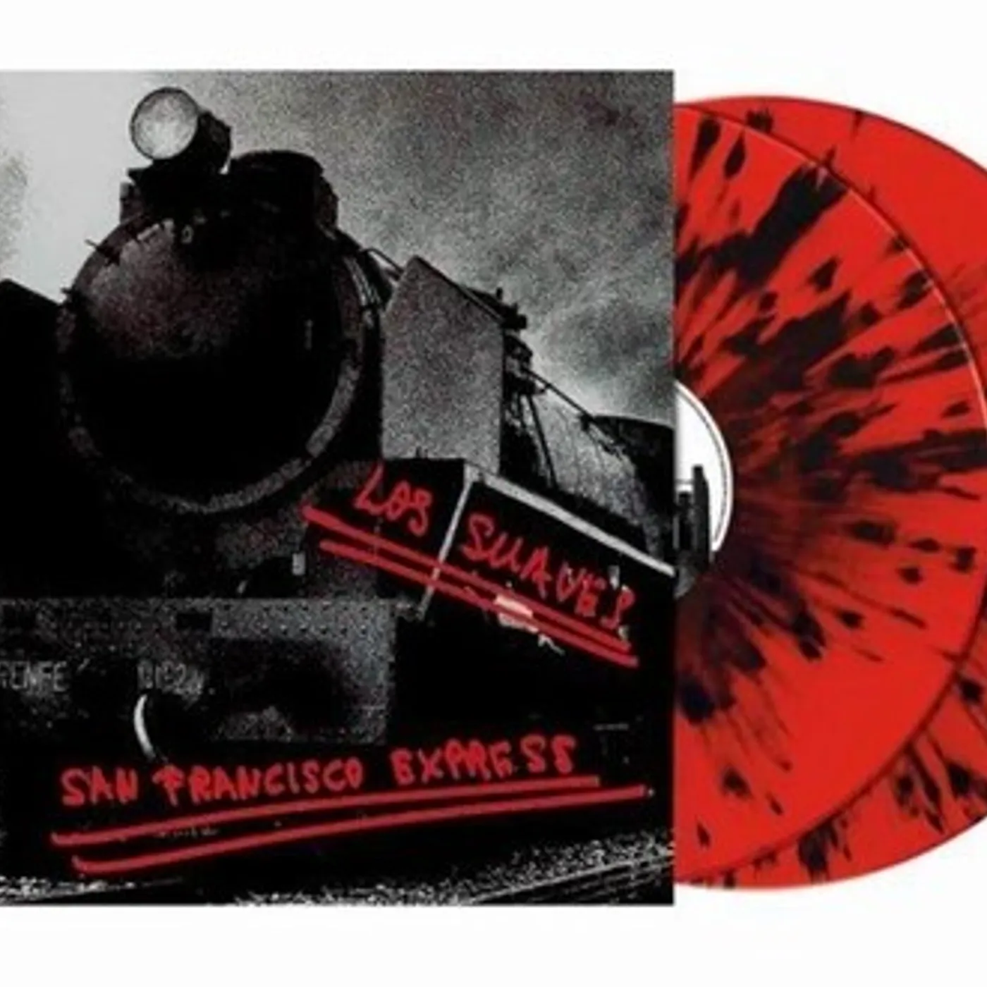 Los Suaves SAN FRANCISCO EXPRESS - RED & BLACK SPLATTER VINYL Vinyl Record
