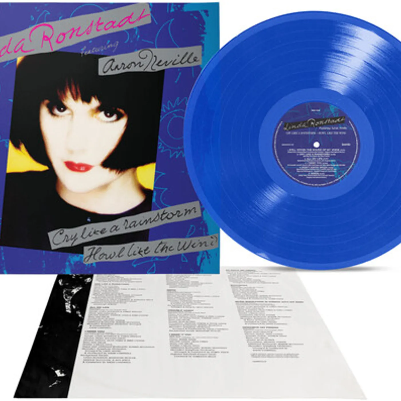 Linda Ronstadt Cry Like A Rainstorm - Howl Like The Wind (Anniv Edition/Blue) Vinyl Record