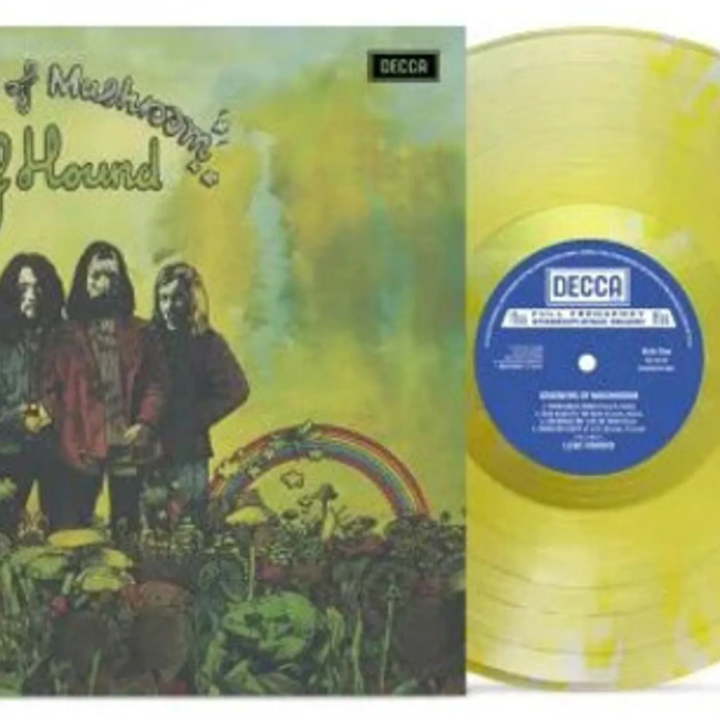 Leaf Hound Growers Of Mushrooms (Limited/Cloudy Yellow Splatter)Vinyl Record