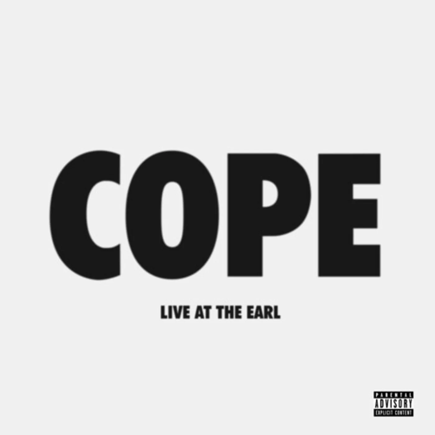 Manchester Orchestra COPE - LIVE AT THE EARL CD