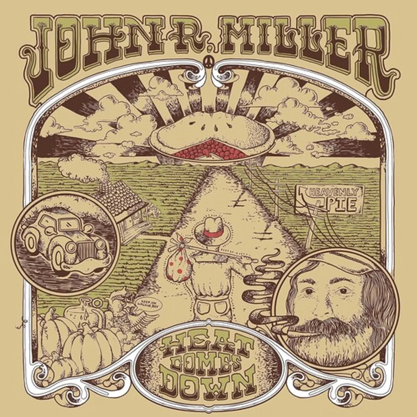 John R. Miller Heat Comes Down Vinyl Record