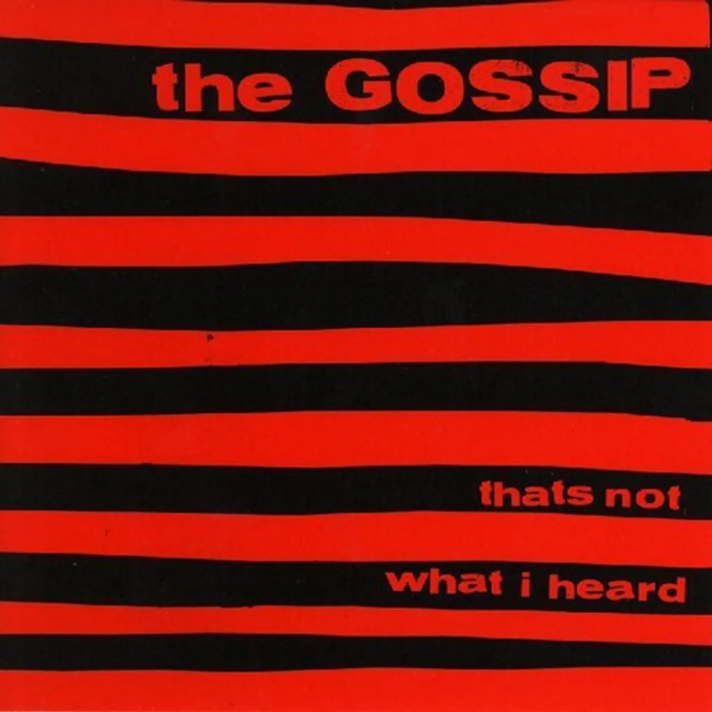 Gossip That's Not What I Heard (Red Apple) Vinyl Record