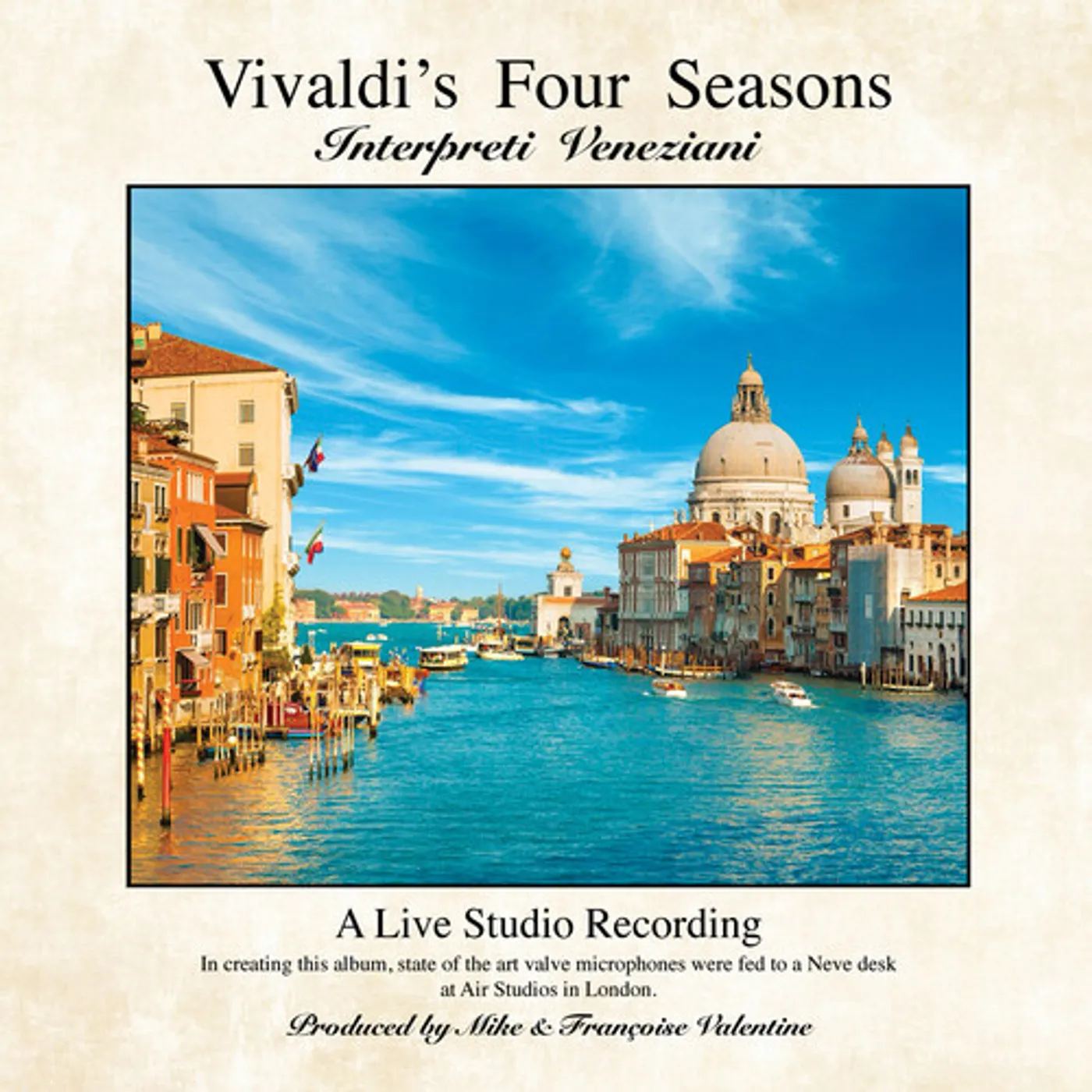 INTERPRETI VENEZIANI CHAMBER ORCHESTRA VIVALDI'S FOUR SEASONS CD