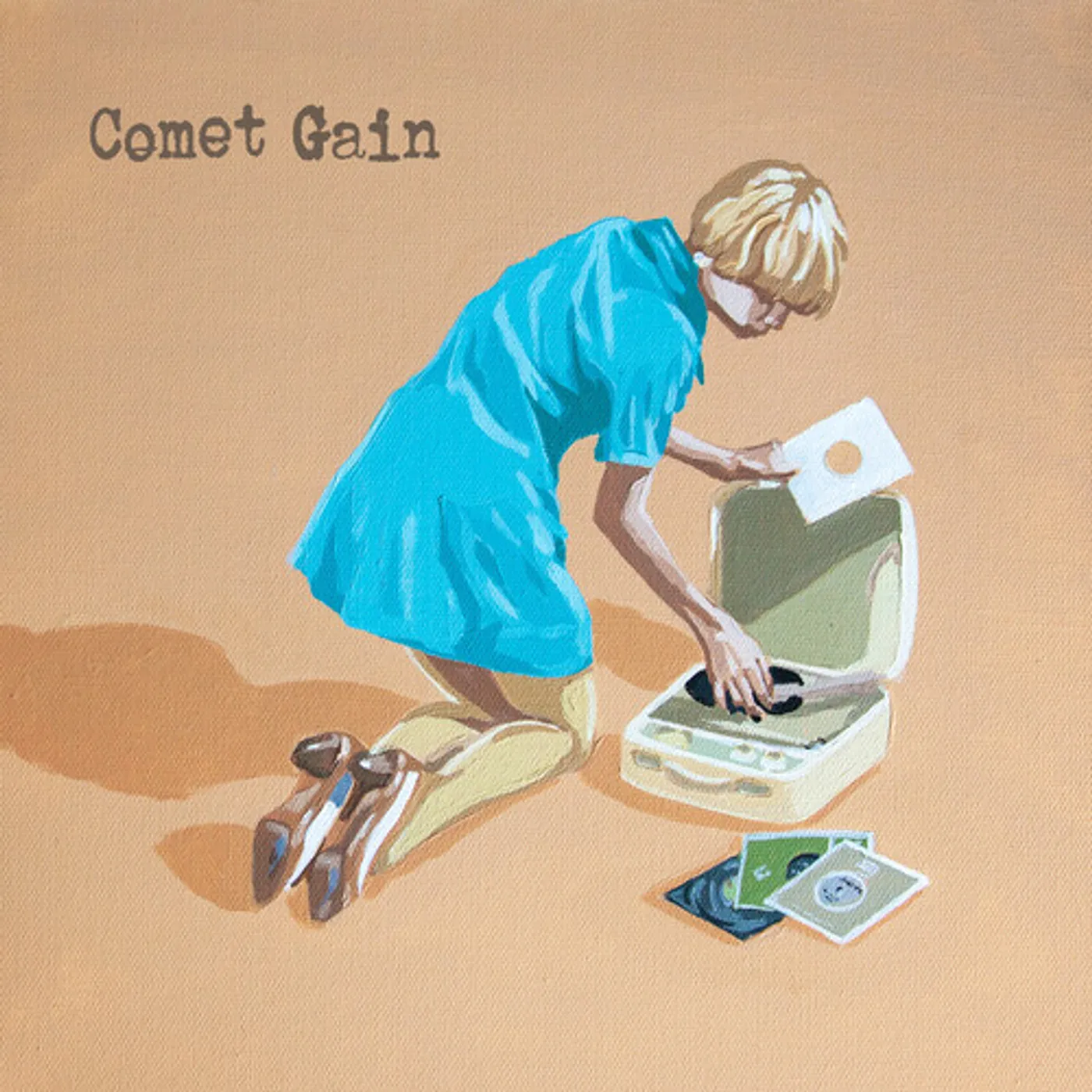 Comet Gain ONLY HAPPY WHEN I'M SAD/DREAMS OF A WORKING GIRL Vinyl Record