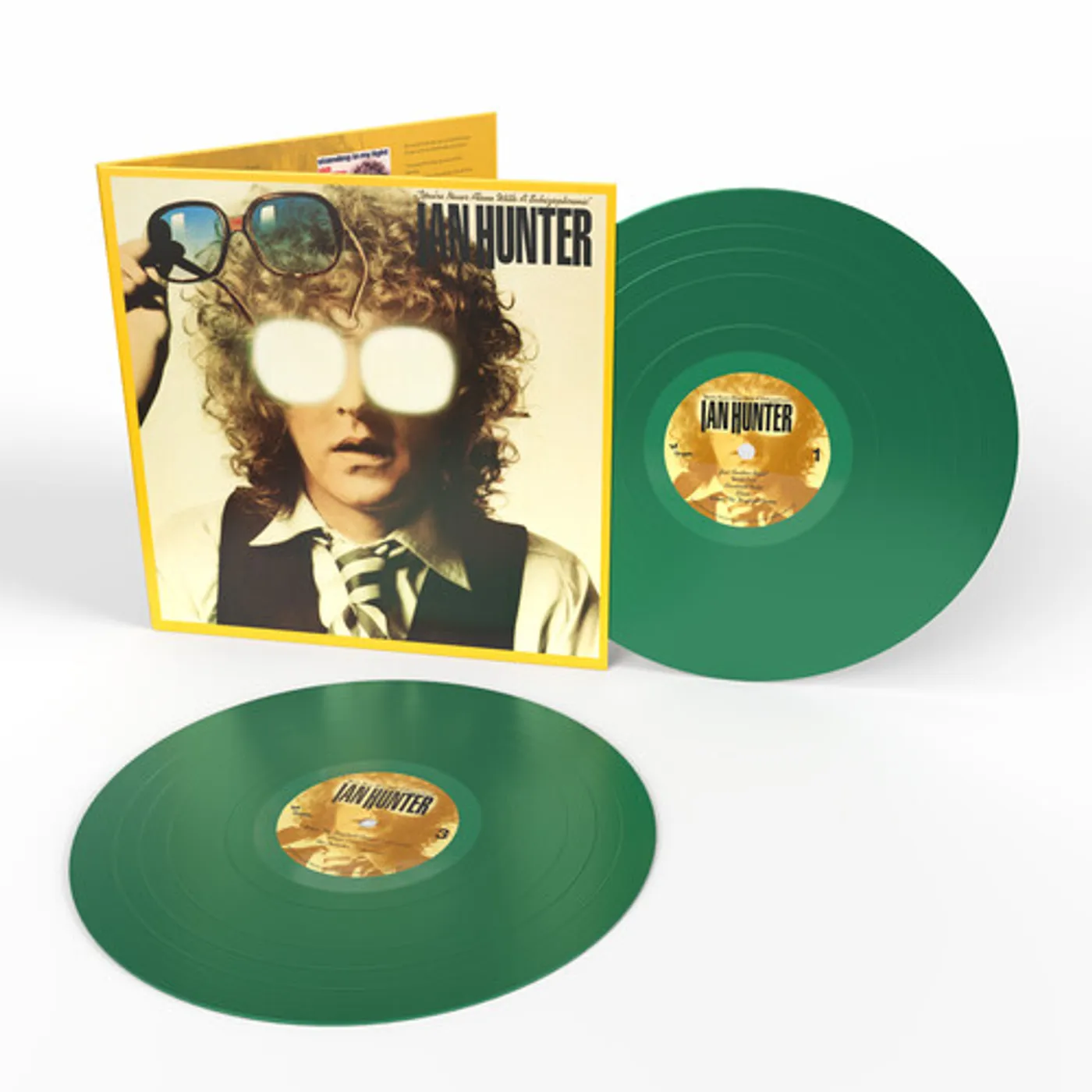Ian Hunter YOU'RE NEVER ALONE WITH A SCHIZOPHRENIC - GREEN Vinyl Record