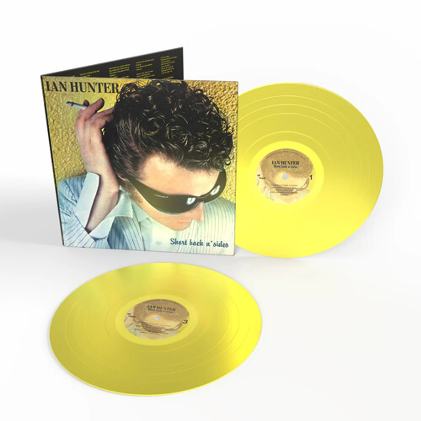 Ian Hunter SHORT BACK N SIDES - YELLOW Vinyl Record