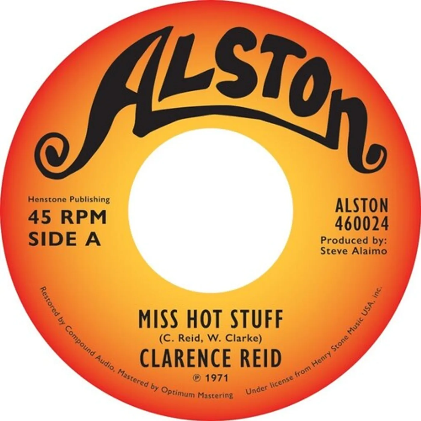 Clarence Reid Miss Hot Stuff Vinyl Record