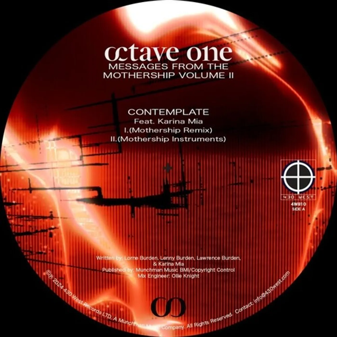 Octave One Messages From The Mothership Volume II (12 Inch) Vinyl Record