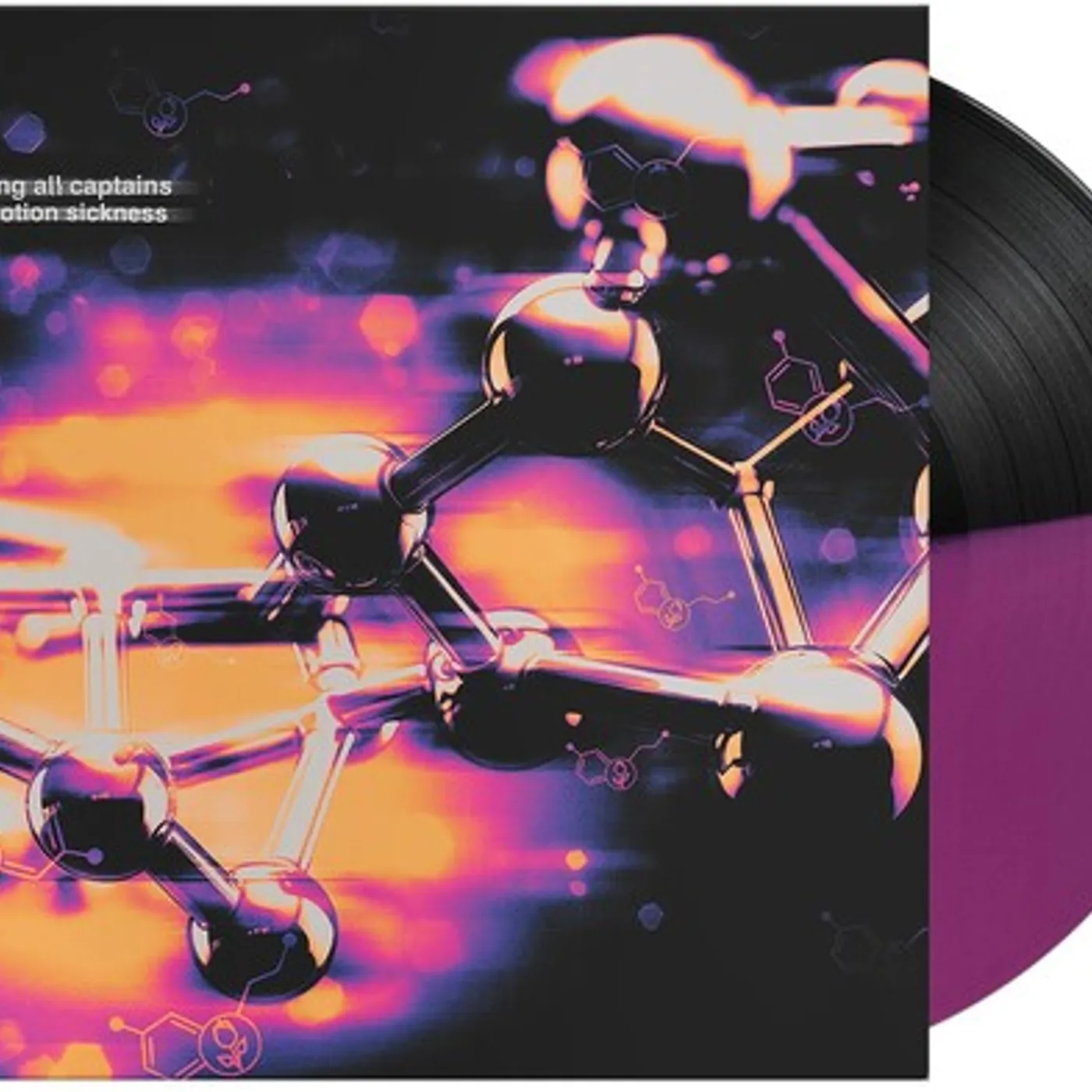 Calling All Captains (E)Motion Sickness (Black/Purple) Vinyl Record