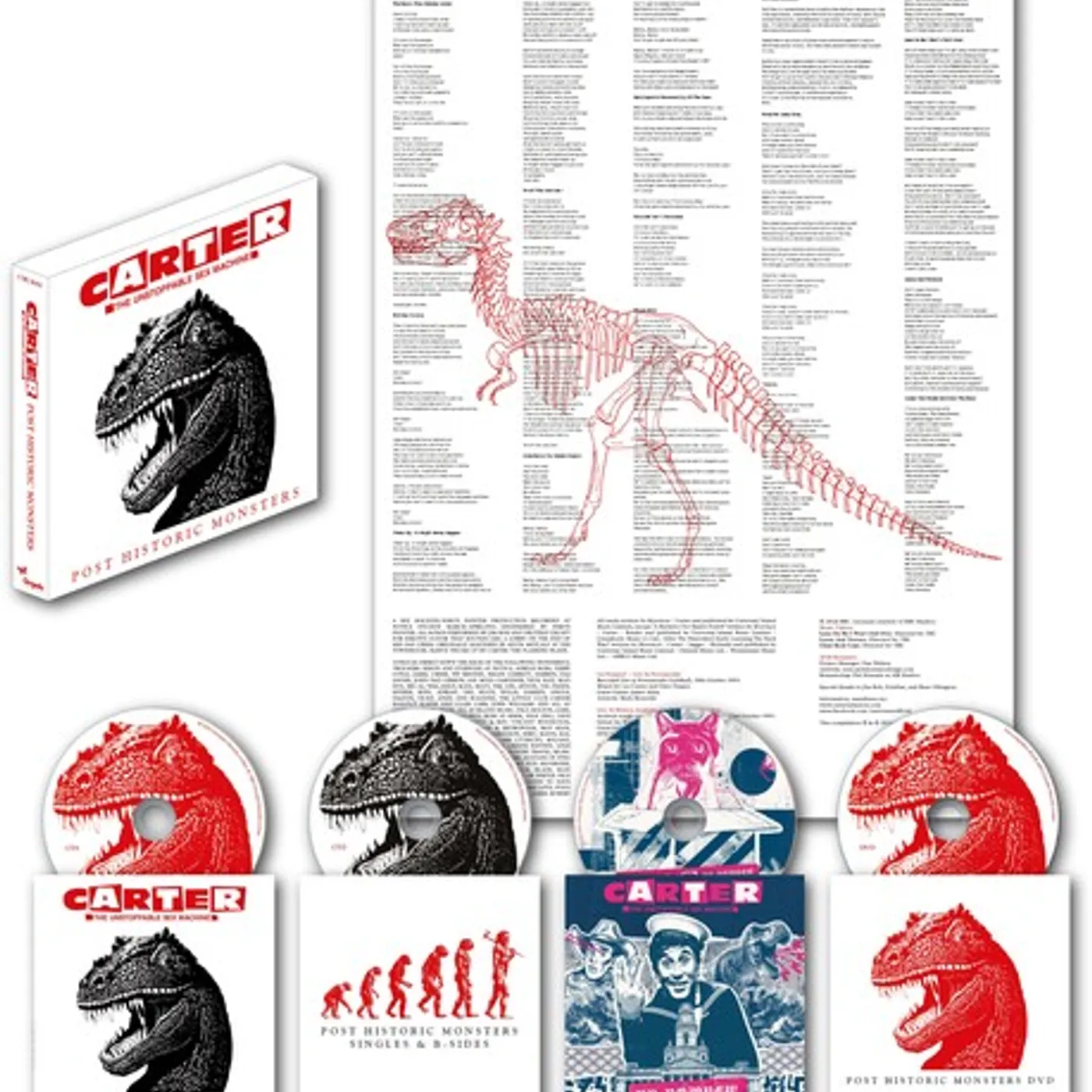 Carter The Unstoppable Sex Machine POST HISTORIC MONSTERS - 2024 REMASTER CD