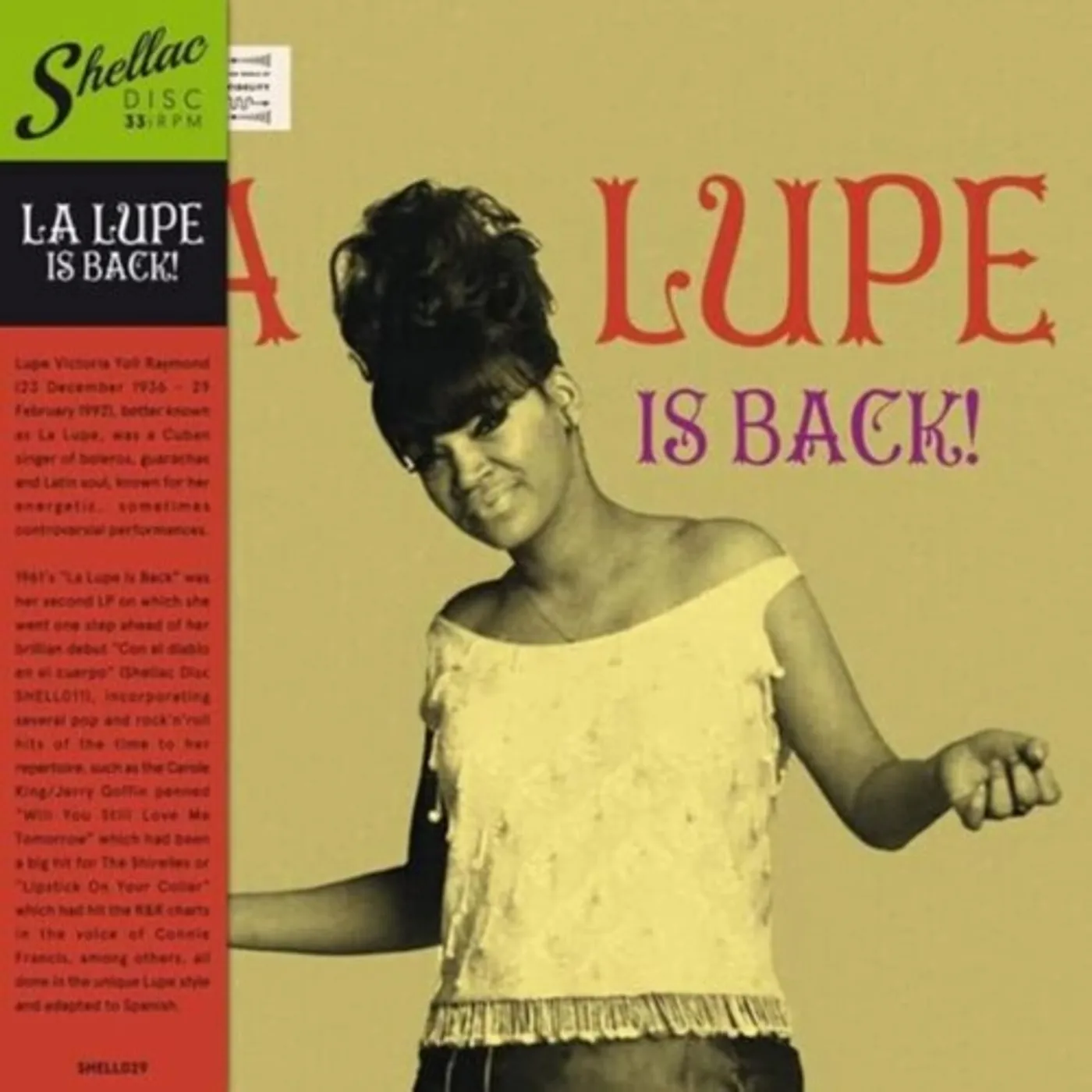 La Lupe IS BACK Vinyl Record