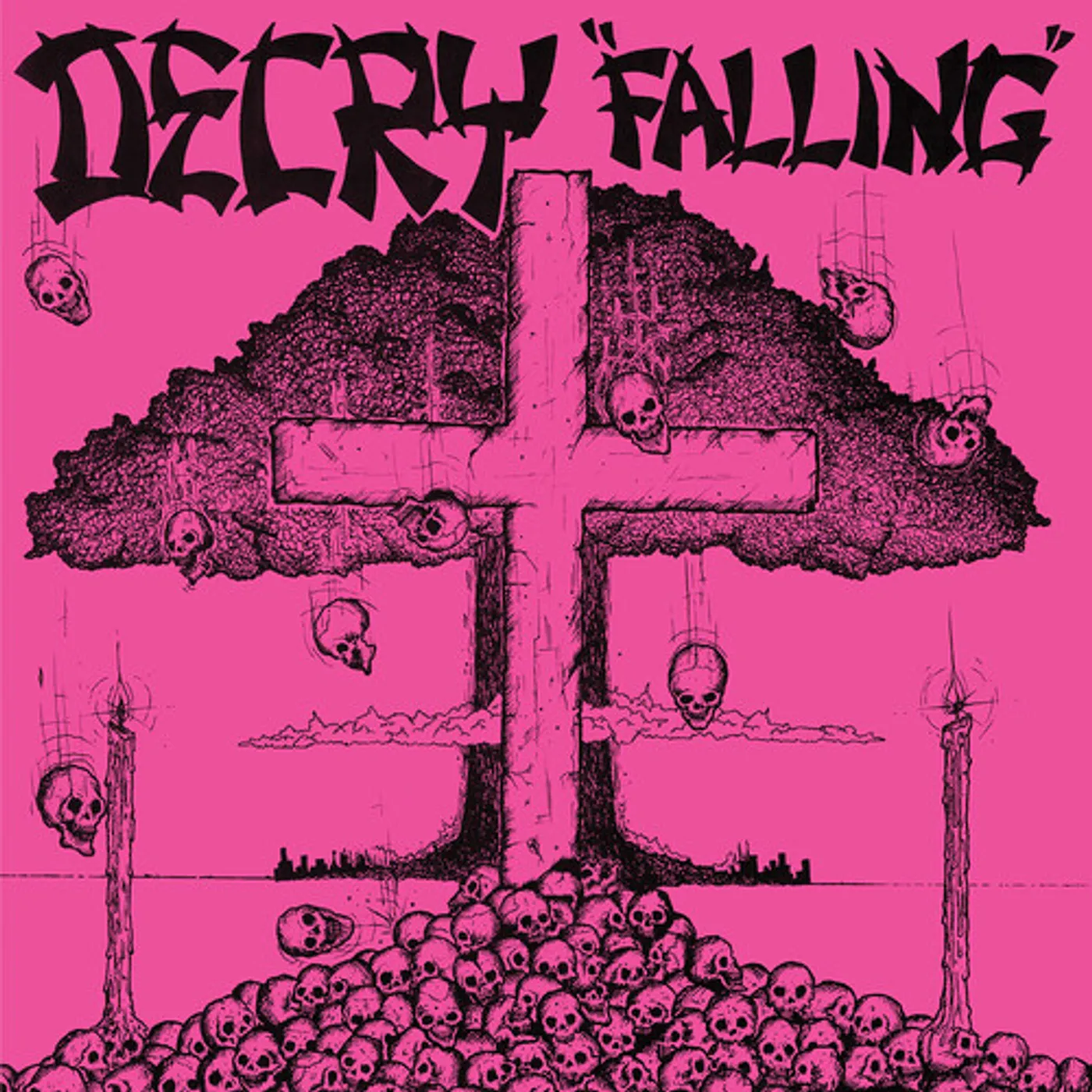 Decry FALLING - WHITE Vinyl Record