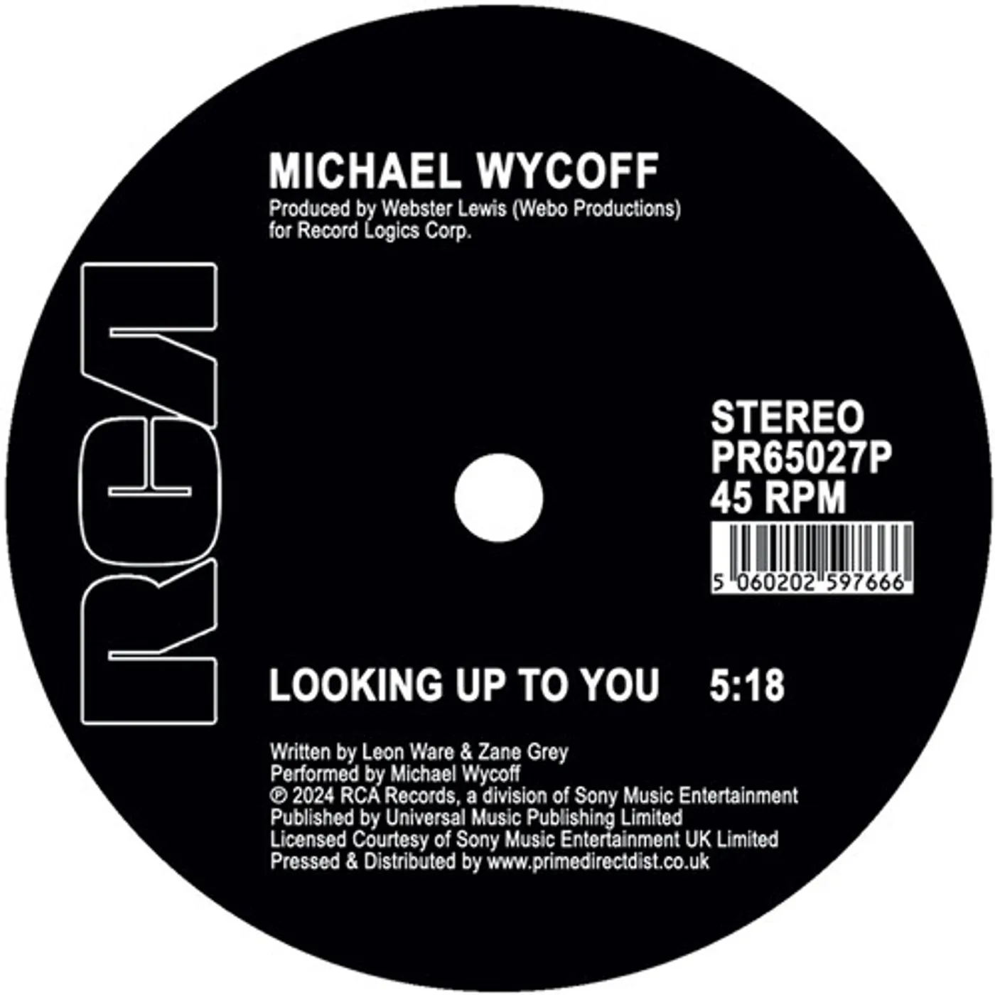 Michael Wycoff Looking Up To You Vinyl Record