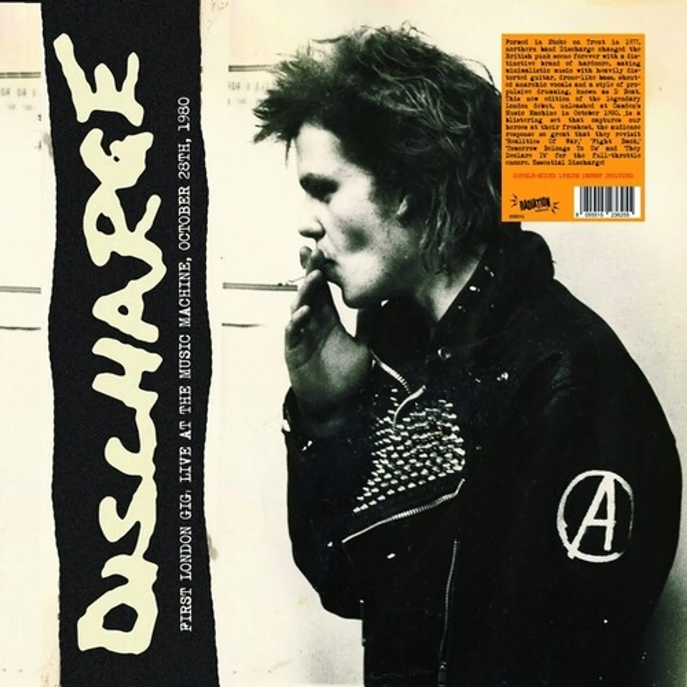Discharge FIRST LONDON GIG LIVE AT THE MUSIC MACHINE Vinyl Record