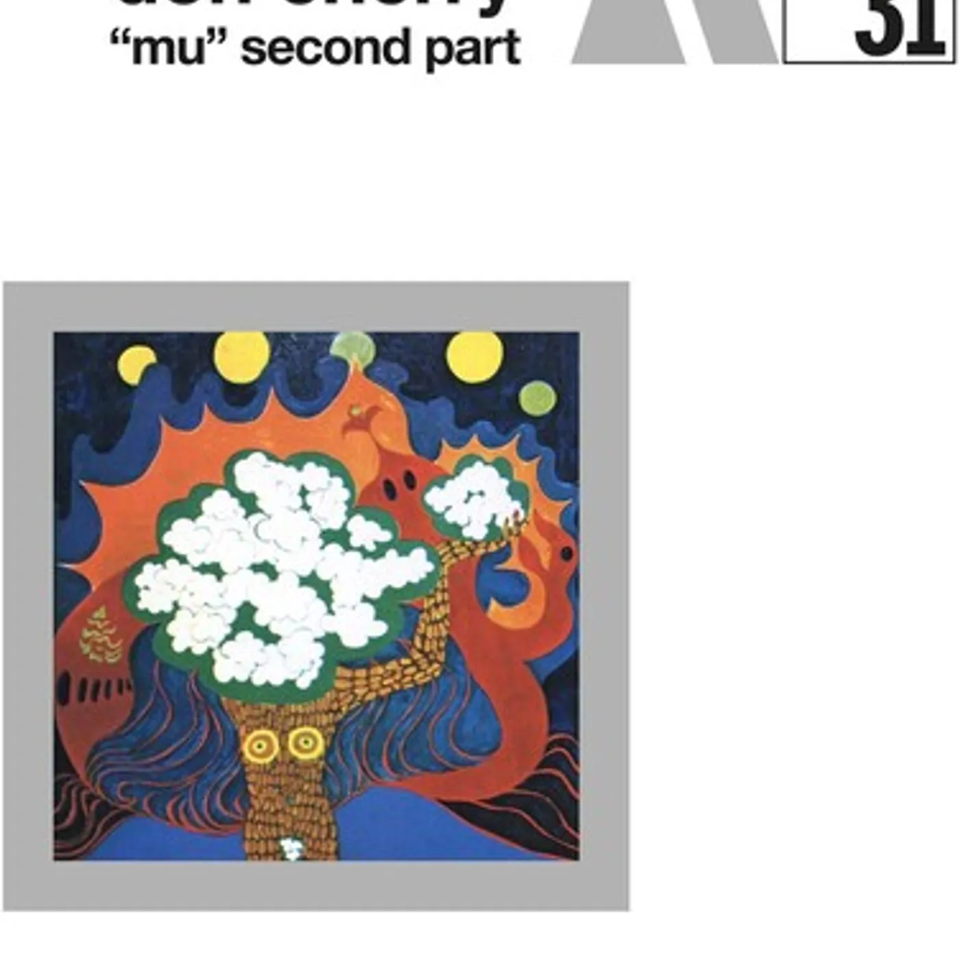 Don Cherry Mu, Second Part (180g/Orange Marbled) Vinyl Record