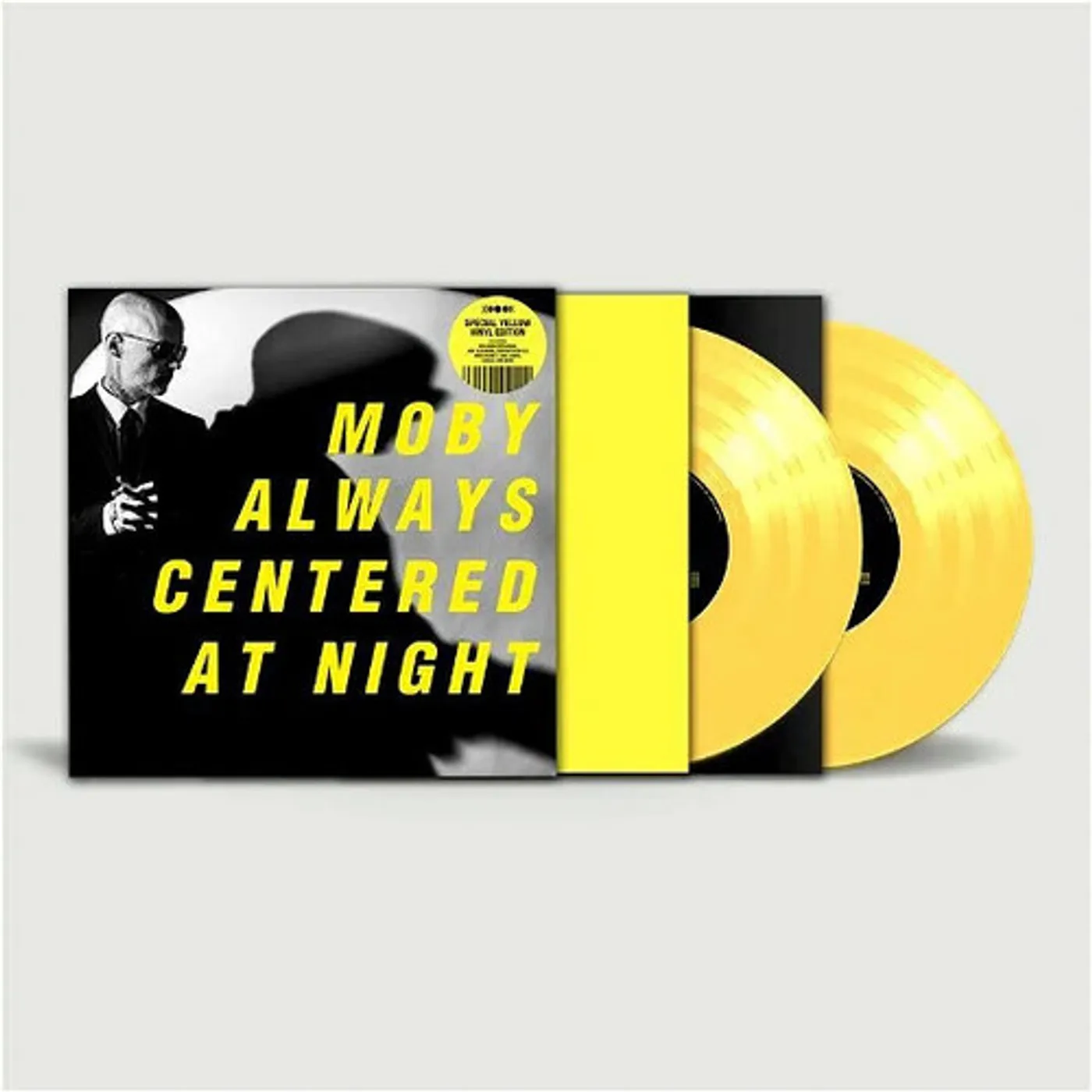 Moby Always Centered At Night (2LP/Yellow) Vinyl Record