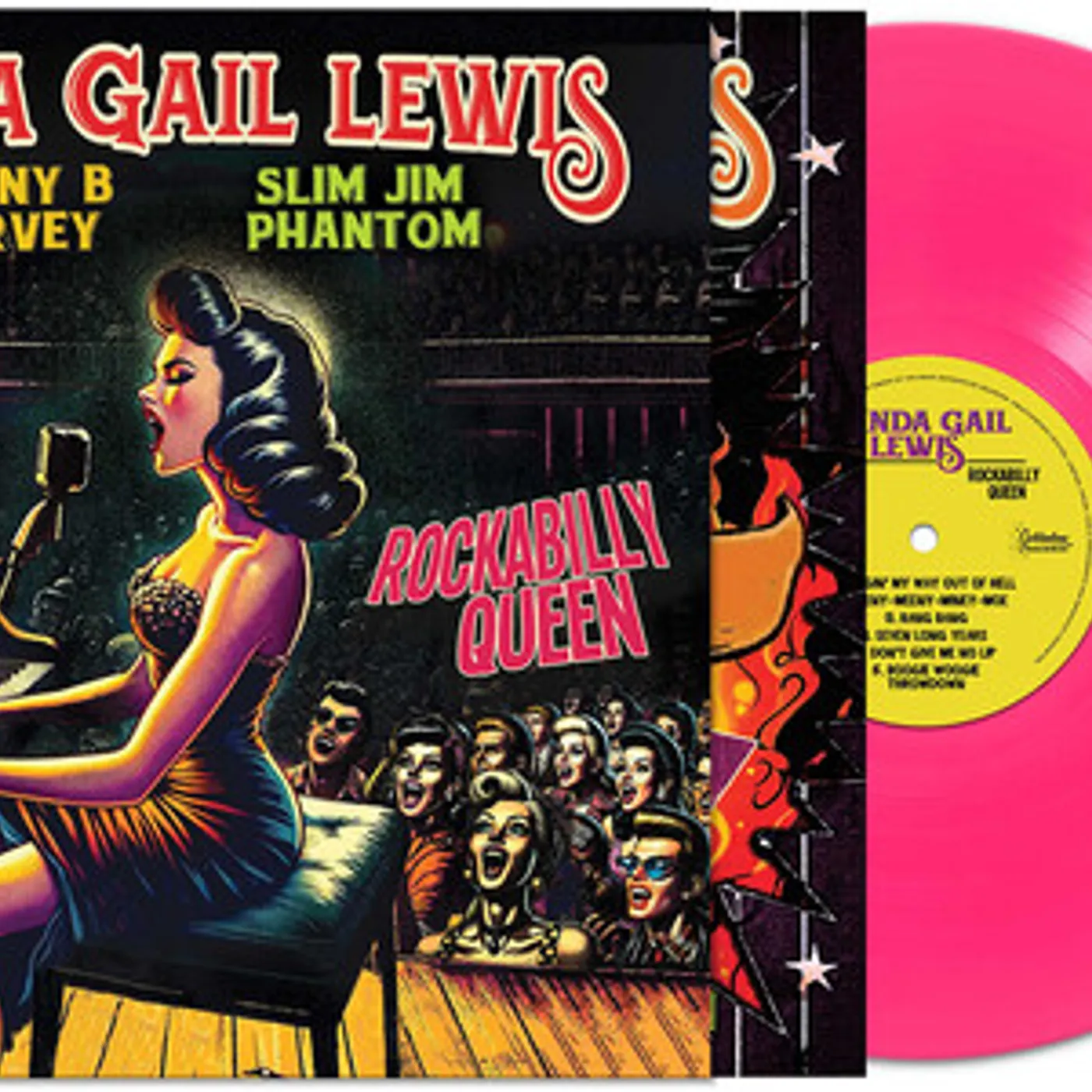 Linda Gail Lewis Rockabilly Queen (Pink ) Vinyl Record
