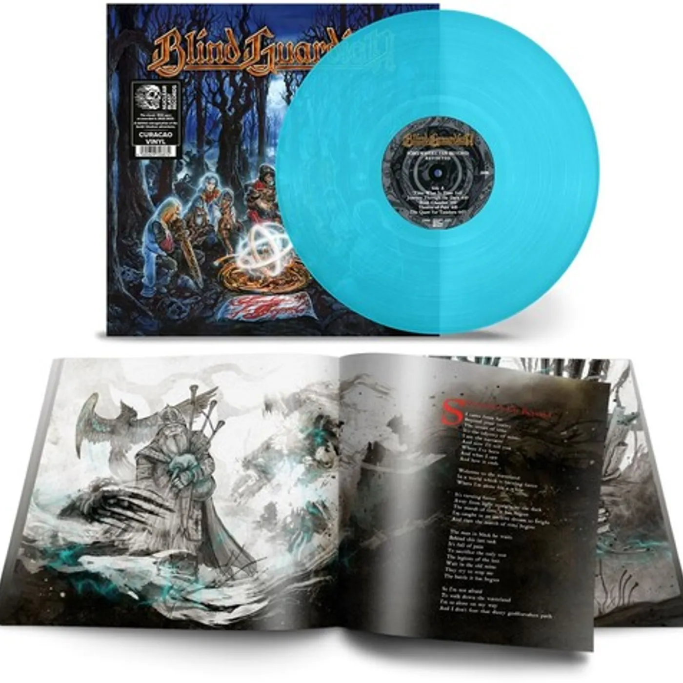 Blind Guardian SOMEWHERE FAR BEYOND REVISITED - BLUE Vinyl Record
