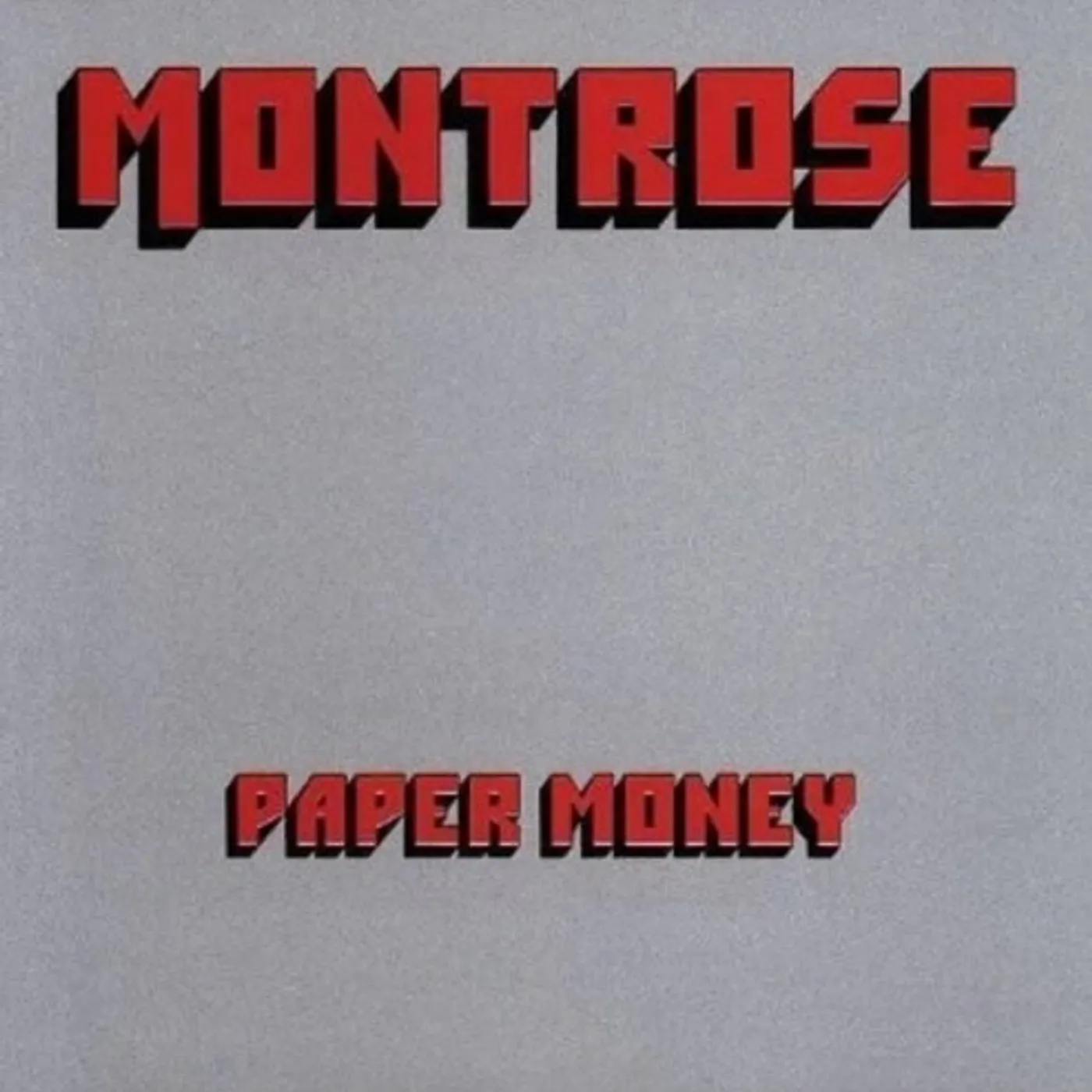 Montrose PAPER MONEY Vinyl Record