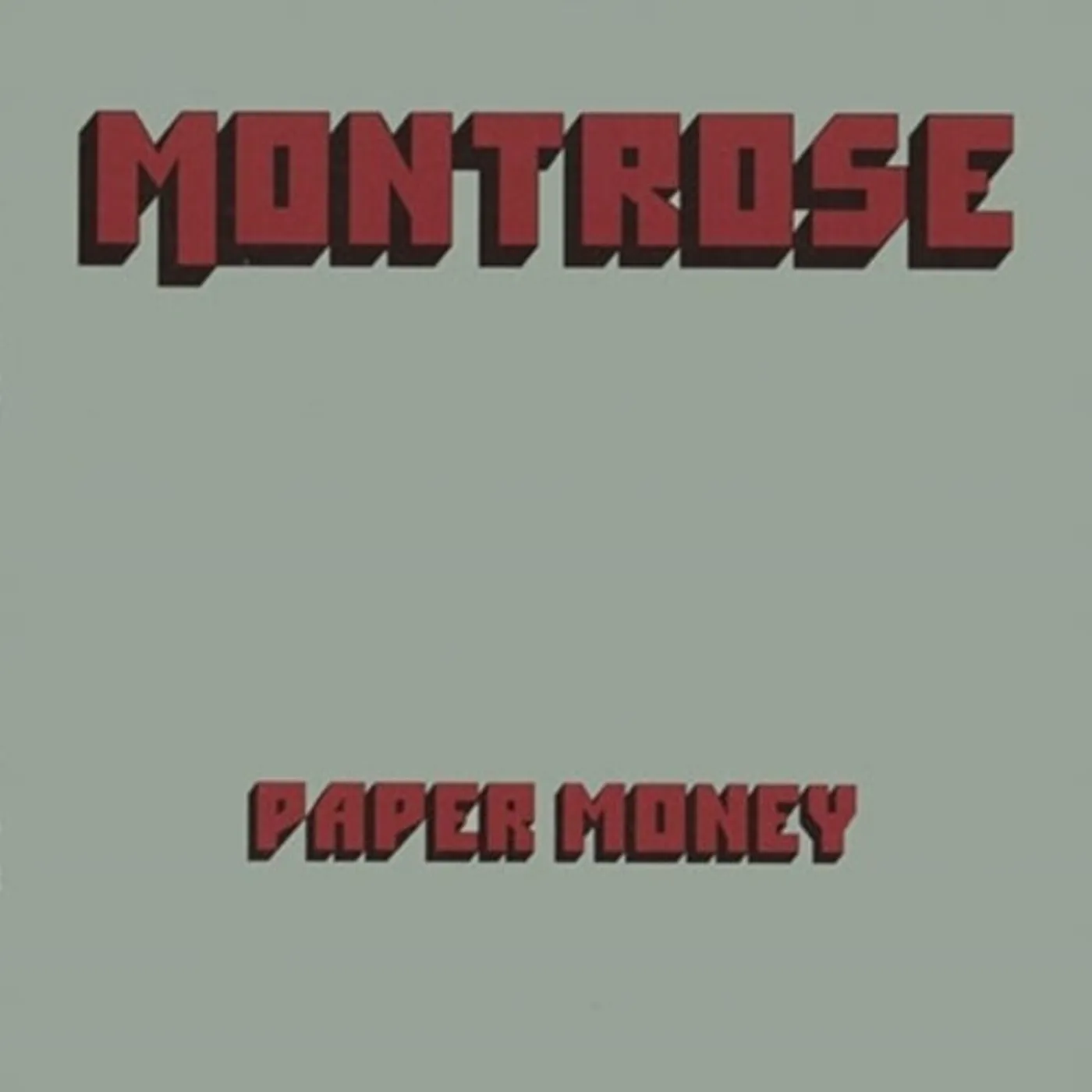 Montrose PAPER MONEY Vinyl Record