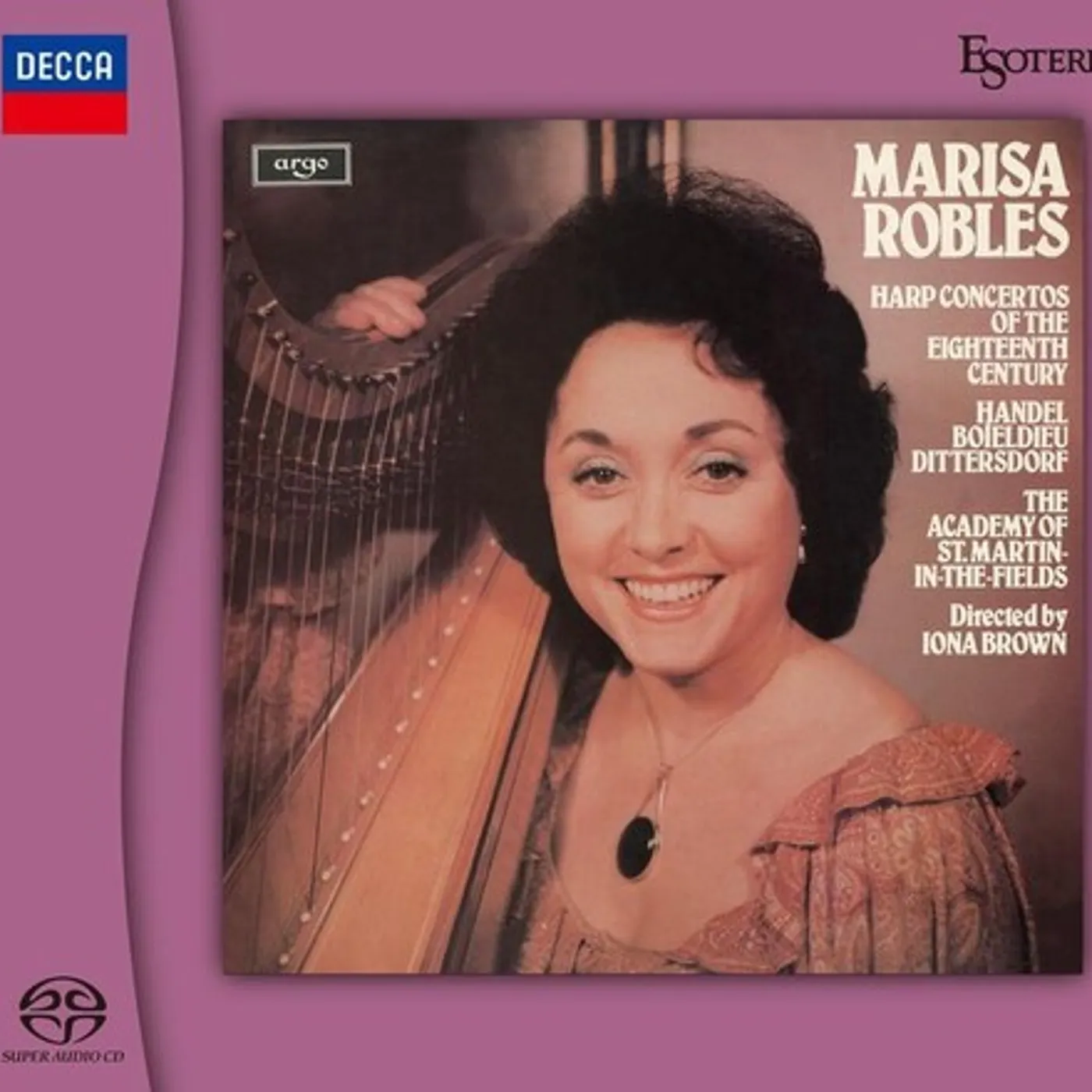 Marisa Robles HANDEL/BOIELDIEU: HARP CONCERTOS & VARIATIONS Super Audio CD