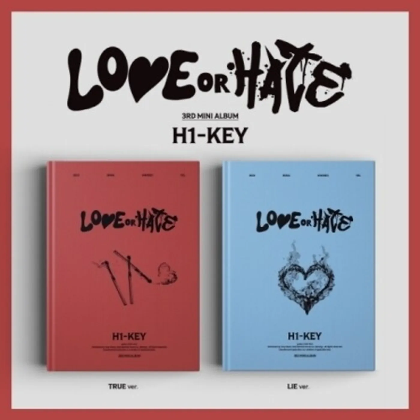 H1-KEY LOVE OR HATE - RANDOM COVER CD