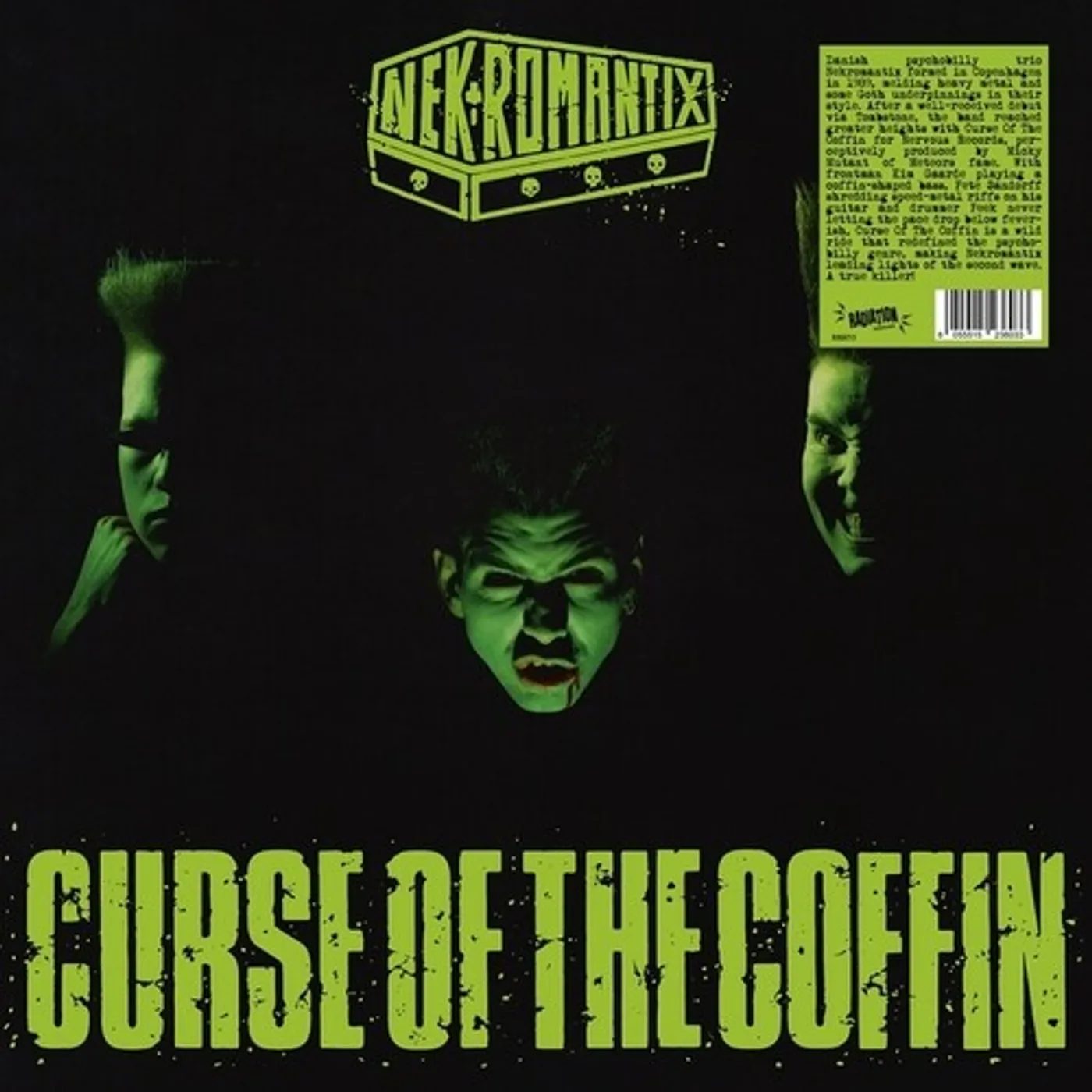 Nekromantix CURSE OF THE COFFIN Vinyl Record