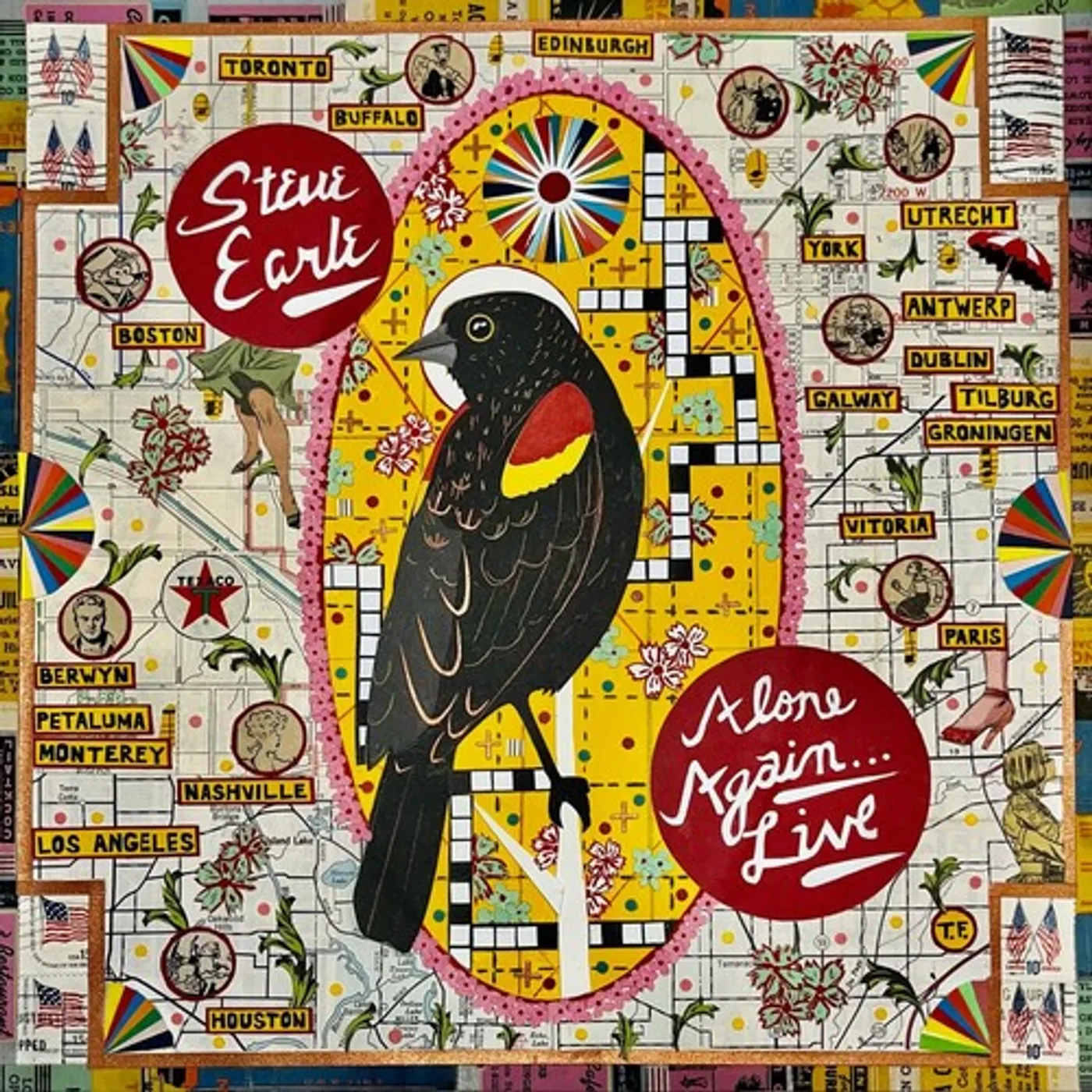 Steve Earle Alone Again (Live) Vinyl Record