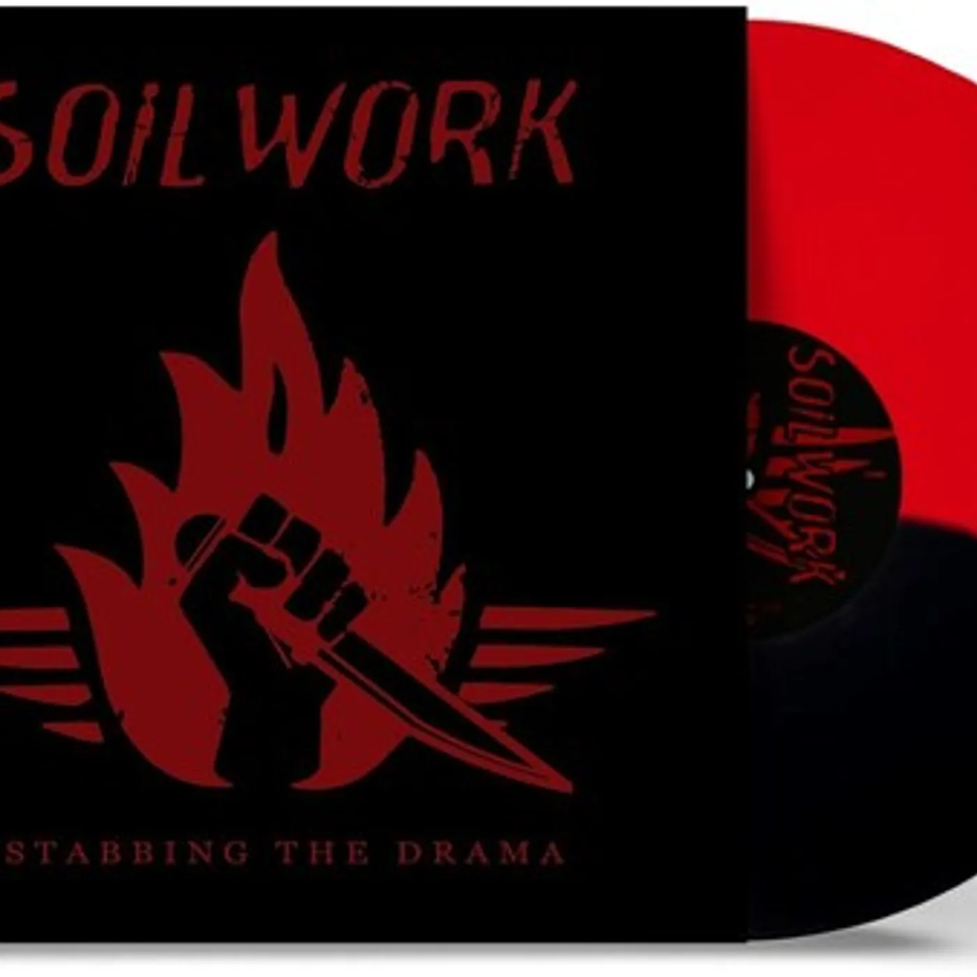 Soilwork Stabbing The Drama (Colored, Black, Red) Vinyl Record