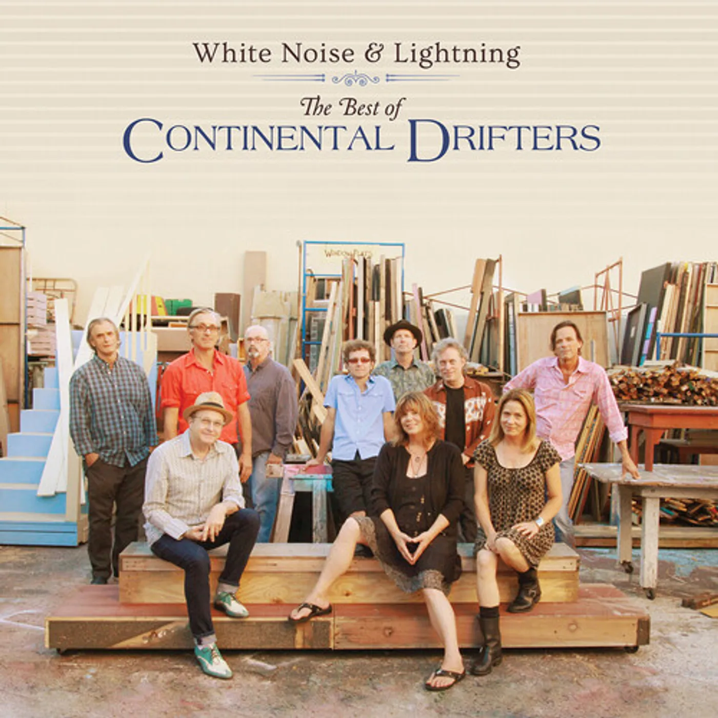 Continental Drifters WHITE NOISE & LIGHTNING: THE BEST OF CONTINENTAL Vinyl Record