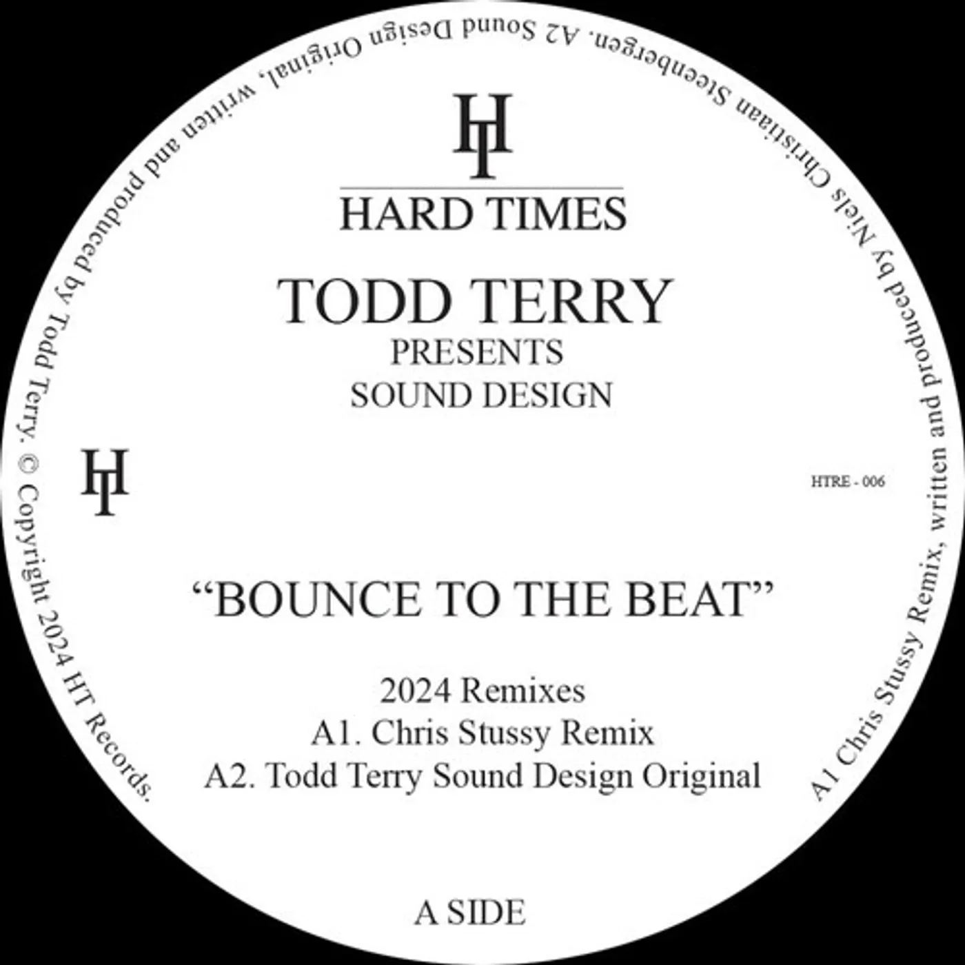 Todd Terry BOUNCE TO THE BEAT (2024 REMIXES) Vinyl Record