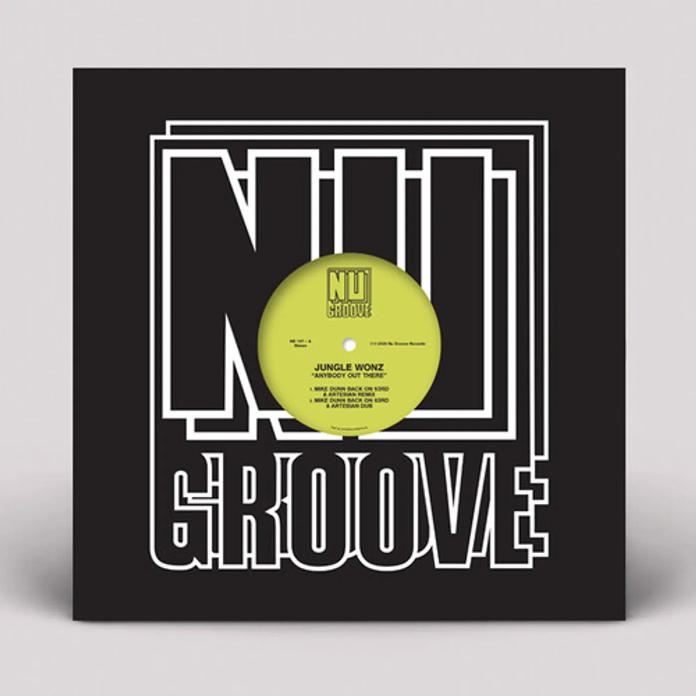 Jungle Wonz ANYBODY OUT THERE / 20 PACES FROM THE MOON Vinyl Record