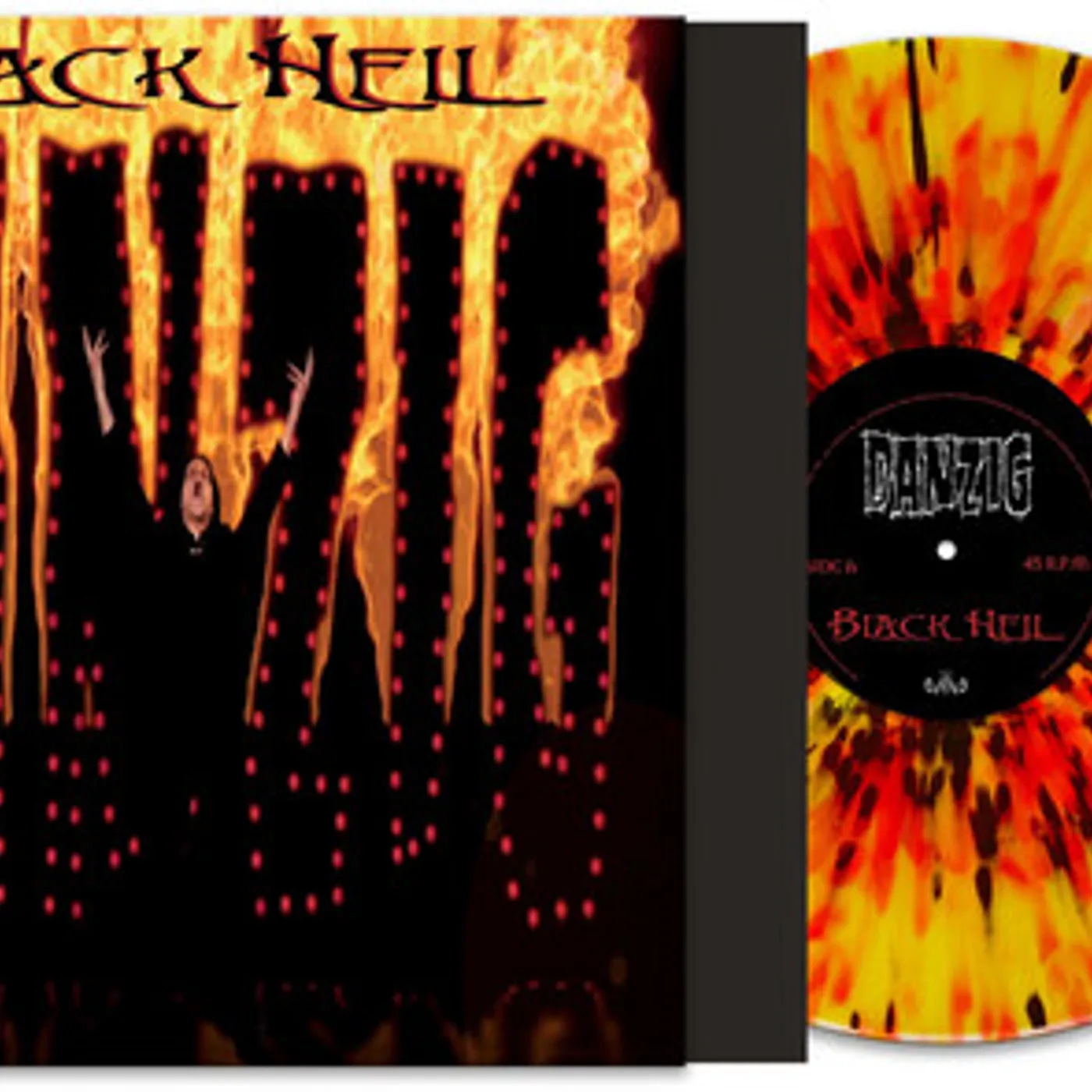 Danzig Black Hell (Black, Red, Yellow) Vinyl Record