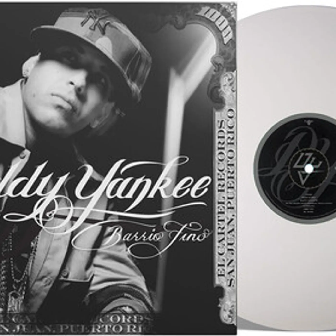 Daddy Yankee Barrio Fino (White) Vinyl Record