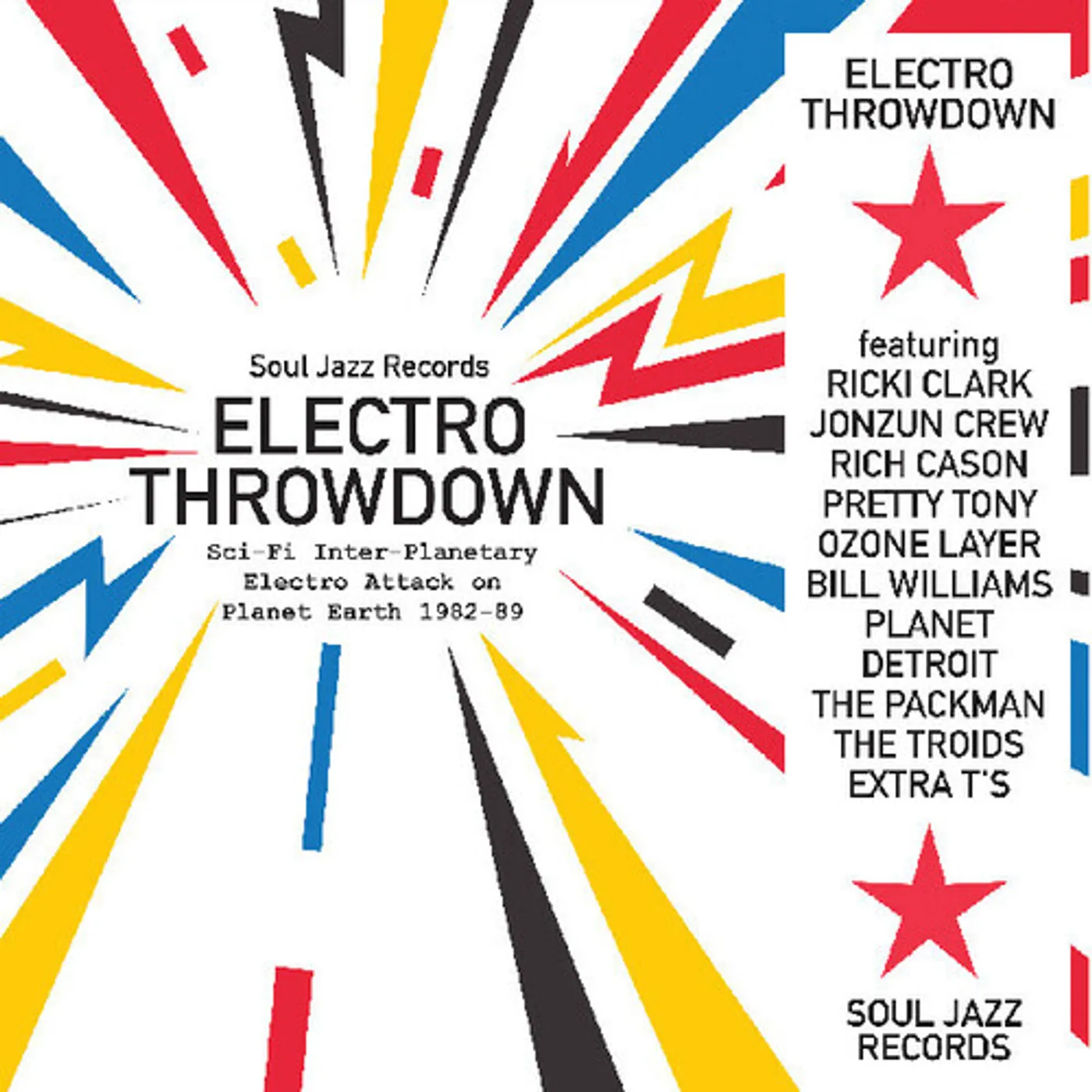 Soul Jazz Records Presents ELECTRO THROWDOWN - SCI-FI INTER-PLANETARY ELECTRA Vinyl Record