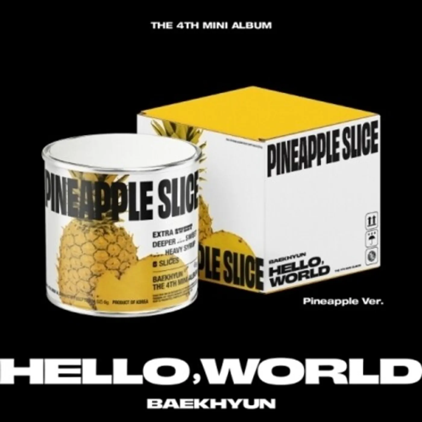 BAEKHYUN HELLO WORLD - PINEAPPLE VERSION - LIMITED EDITION CD