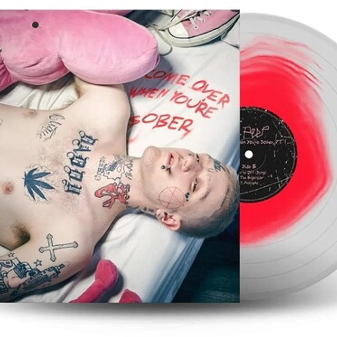 Lil Peep Come Over When You're Sober, Pt.1 (Clear, Pink) Vinyl Record