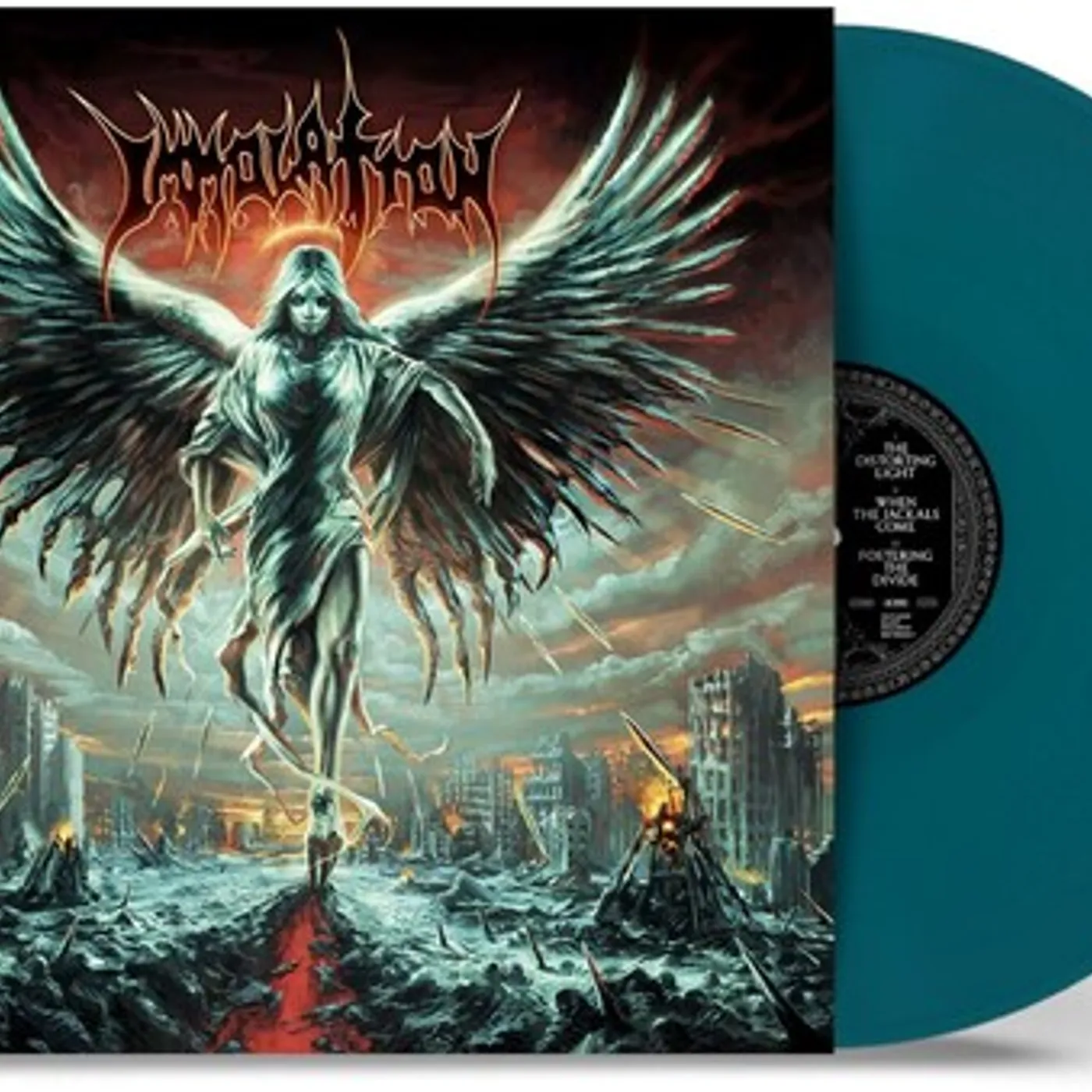 Immolation ATONEMENT - GREEN Vinyl Record