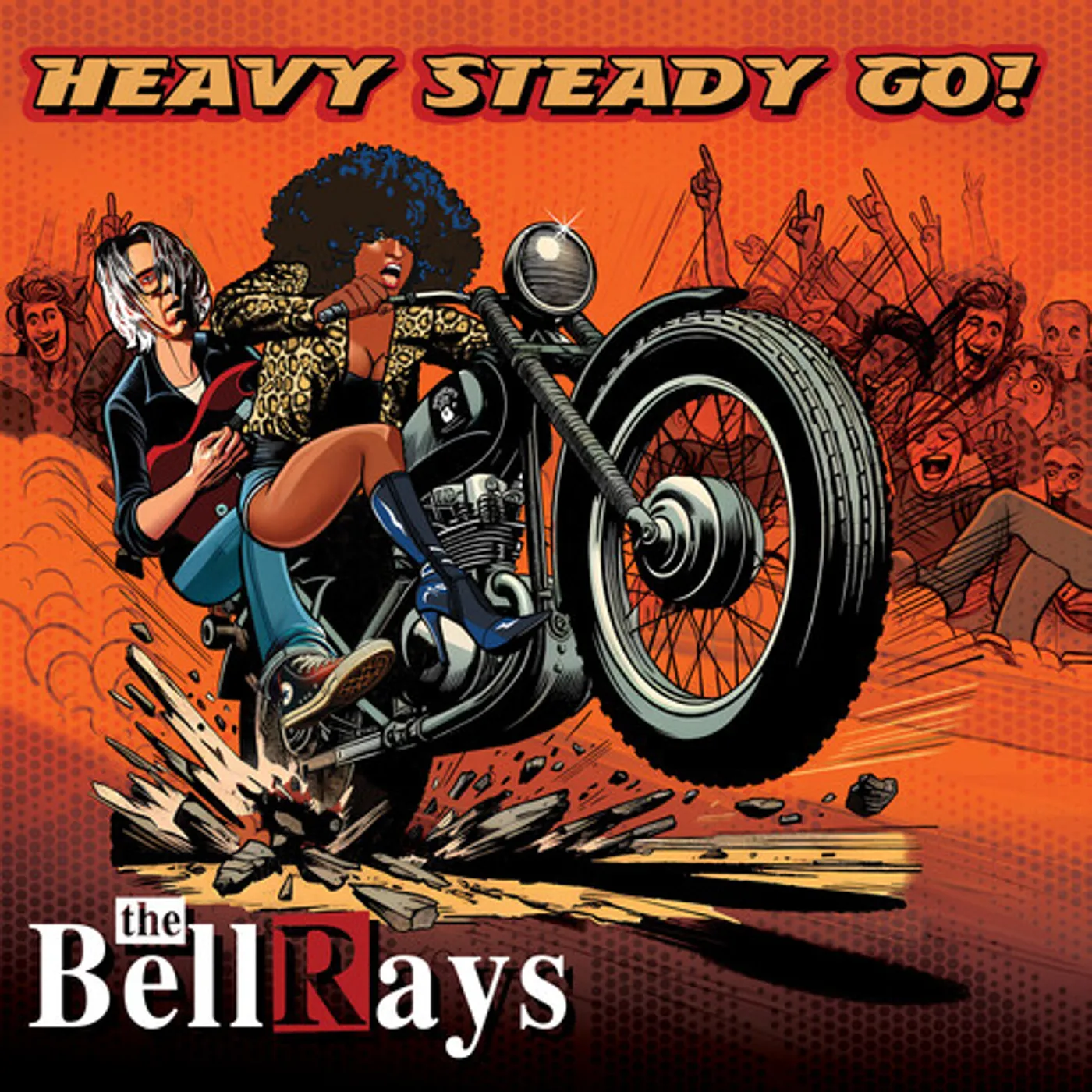 The BellRays HEAVY STEADY GO Vinyl Record