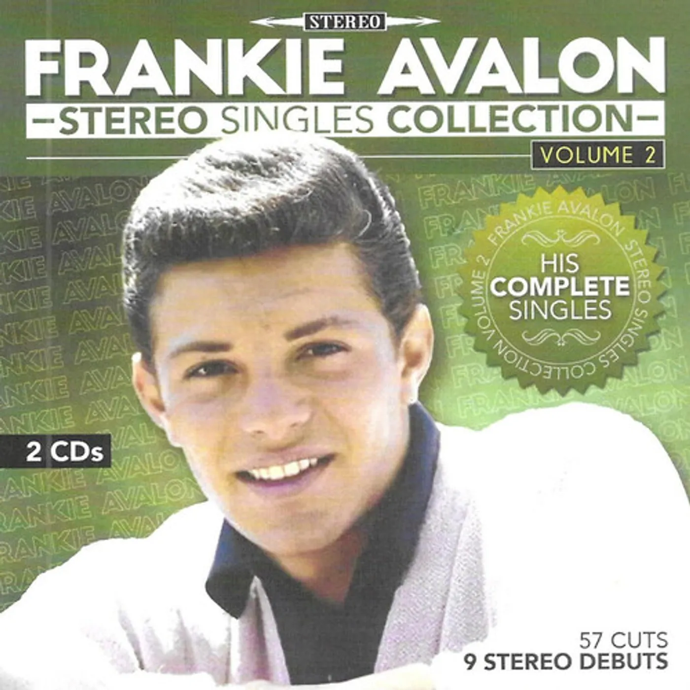 Frankie Avalon STEREO SINGLES COLLECTION 2 CD