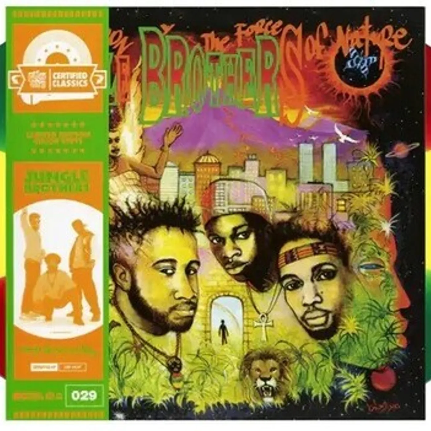 Jungle Brothers DONE BY THE FORCES OF NATURE Vinyl Record