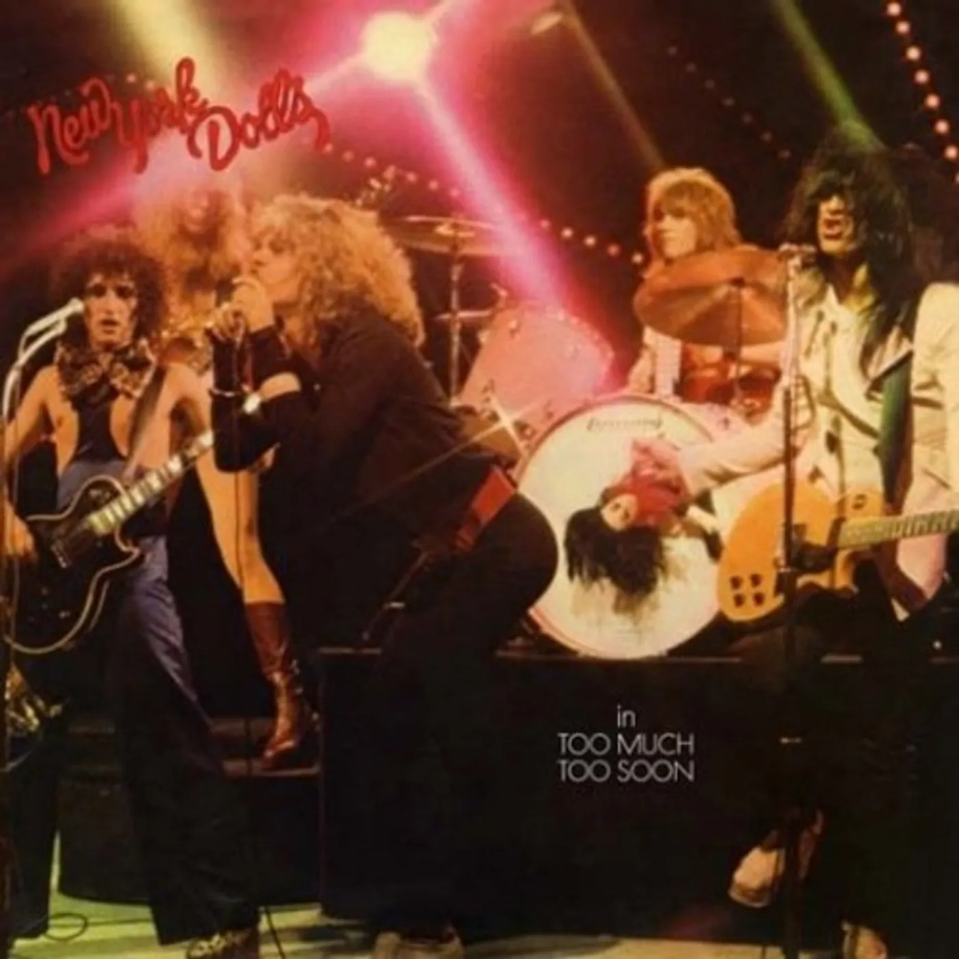 New York Dolls TOO MUCH TOO SOON Vinyl Record