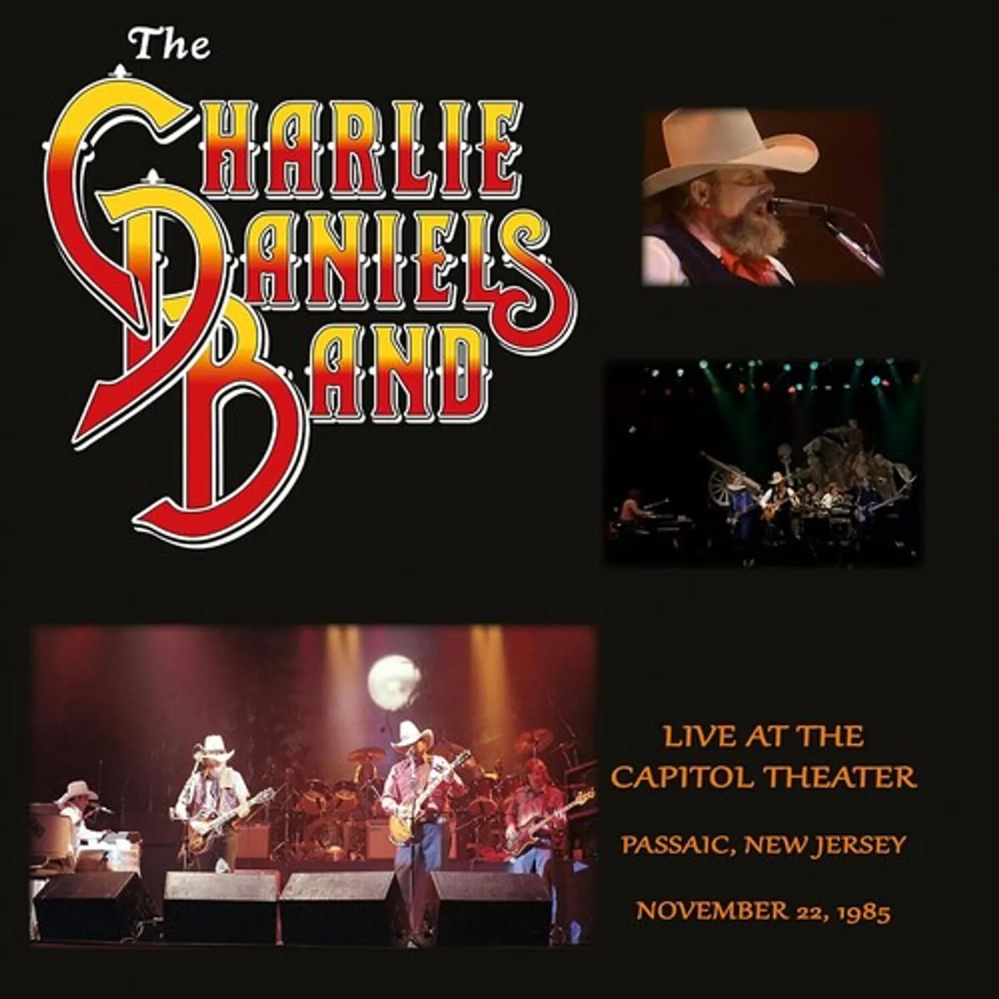 The Charlie Daniels Band Live At The Capitol Theater - November 22 1985 (2LP/Marbled Black and Red) Vinyl Record