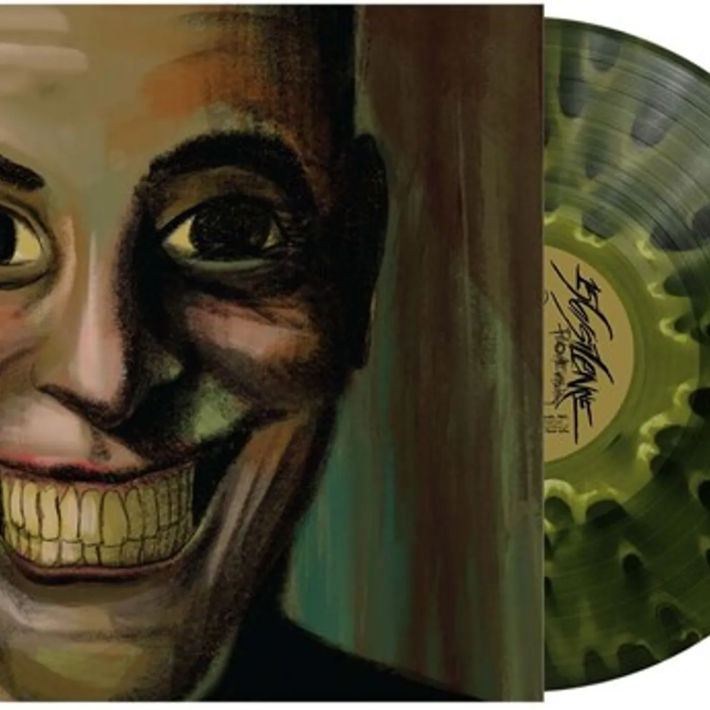 156/Silence People Watching (Ghostly Forest Green Marble) Vinyl Record