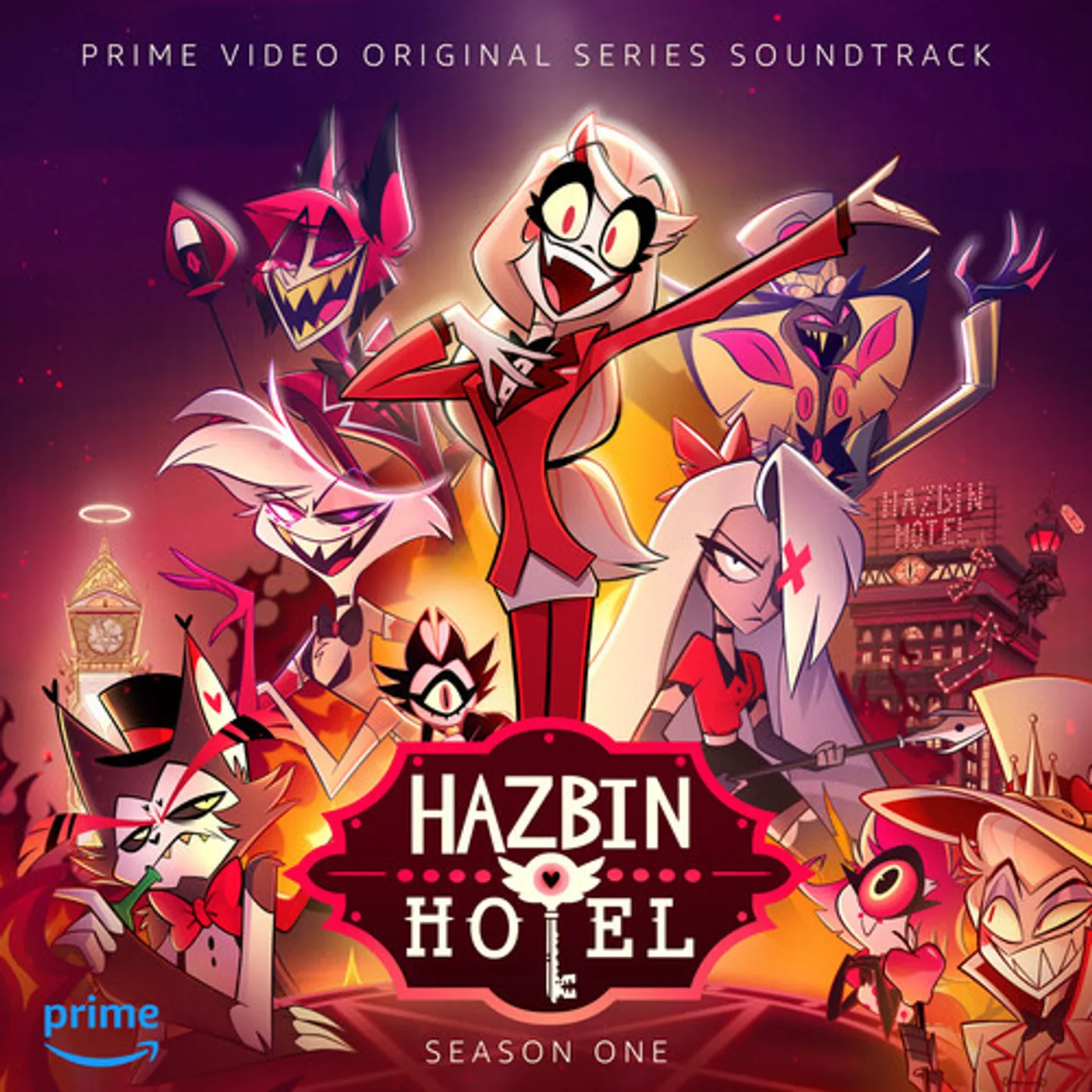 Hazbin Hotel - O.S.T. Hazbin Hotel - Original Soundtrack (Red) Vinyl Record 