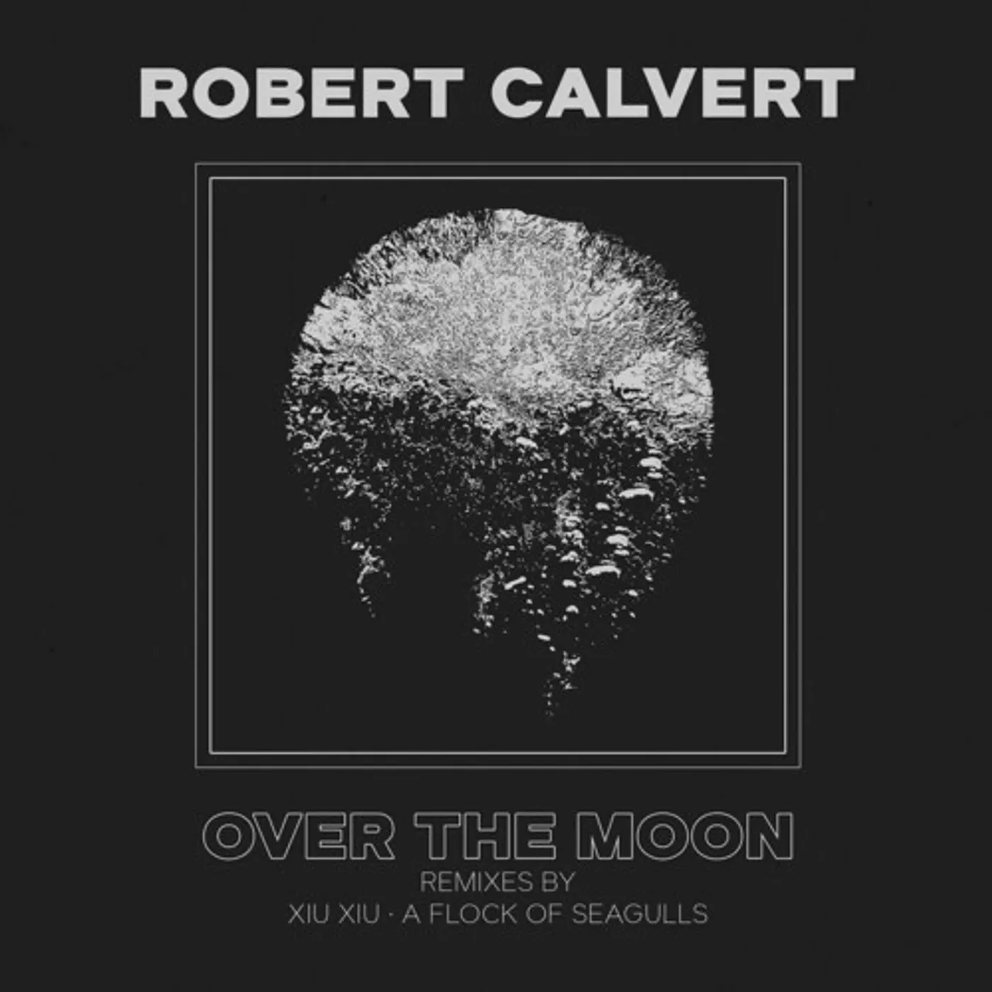 Robert Calvert OVER THE MOON- SILVER Vinyl Record