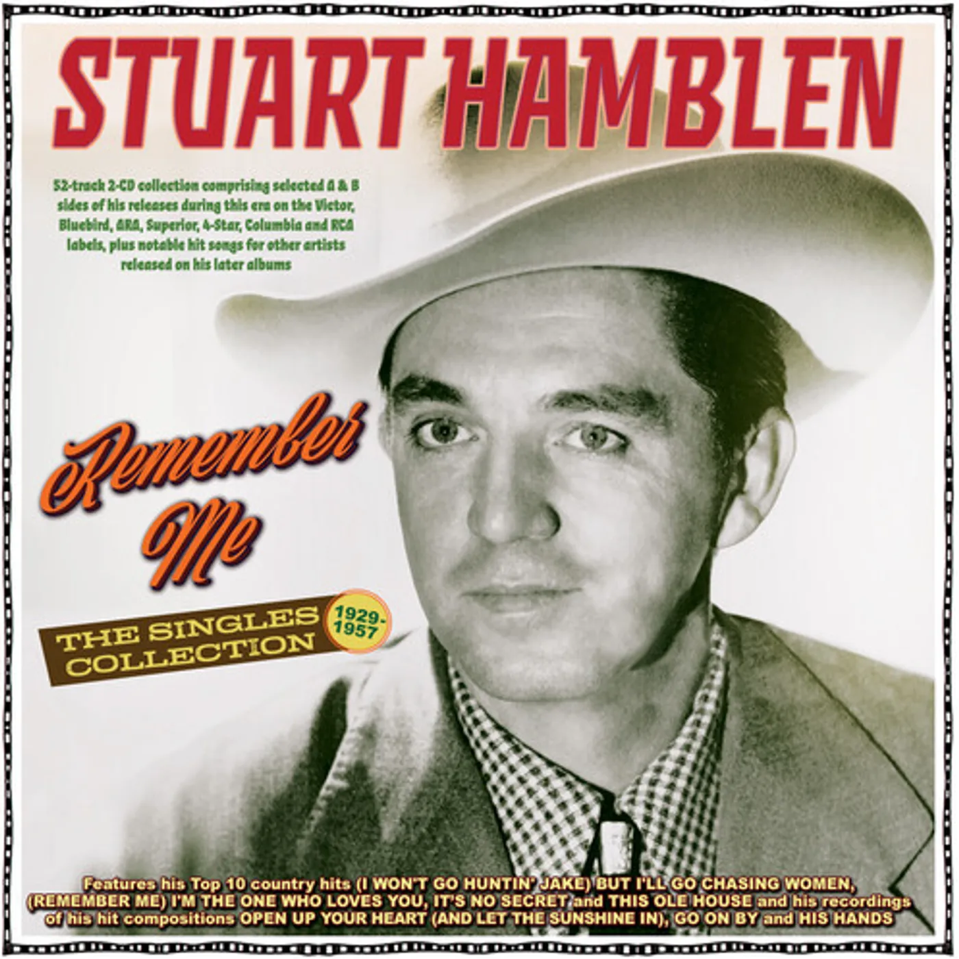 Stuart Hamblen REMEMBER ME: THE SINGLES COLLECTION 1929-57 CD