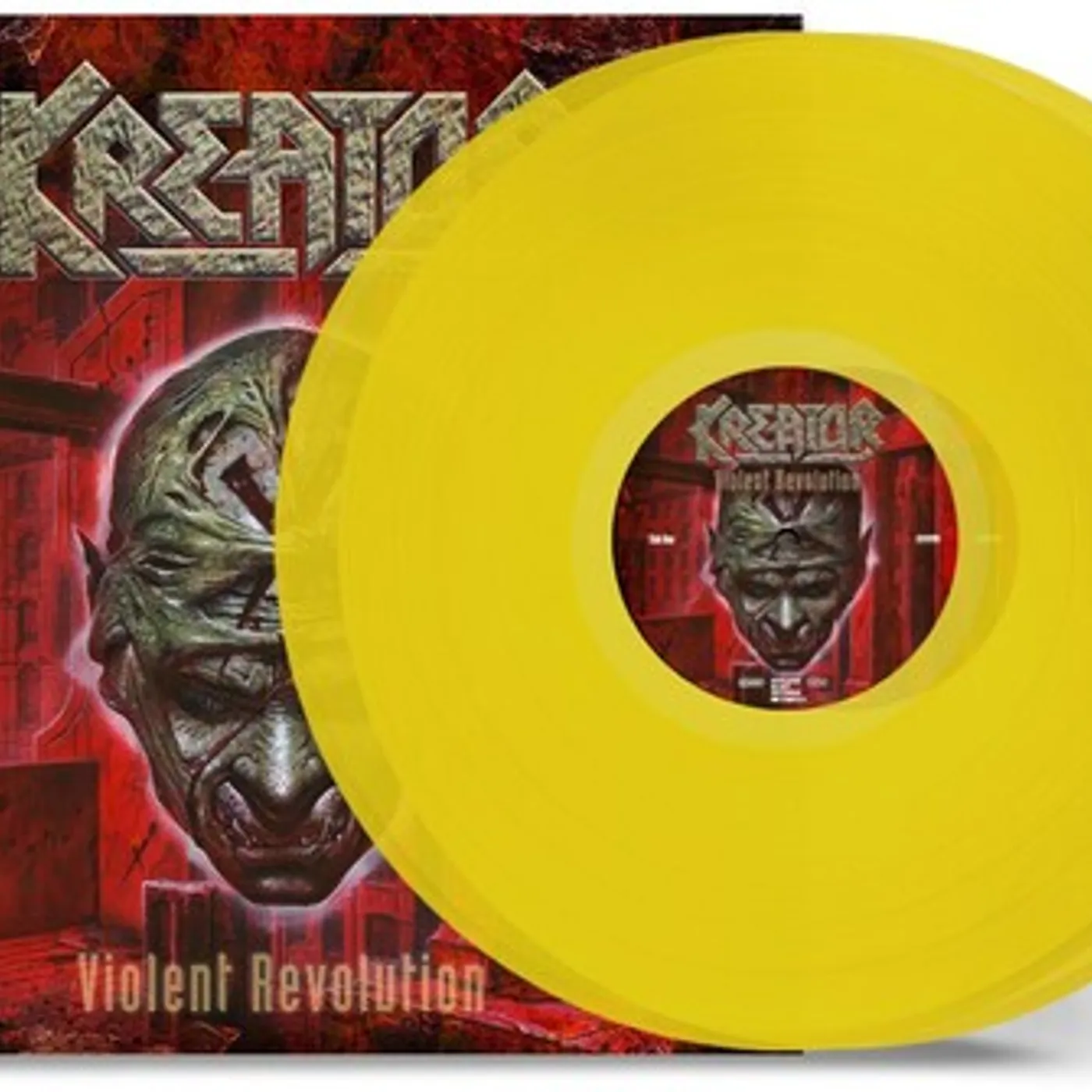 Kreator Violent Revolution (Gatefold/2LP/Yellow) Vinyl Record