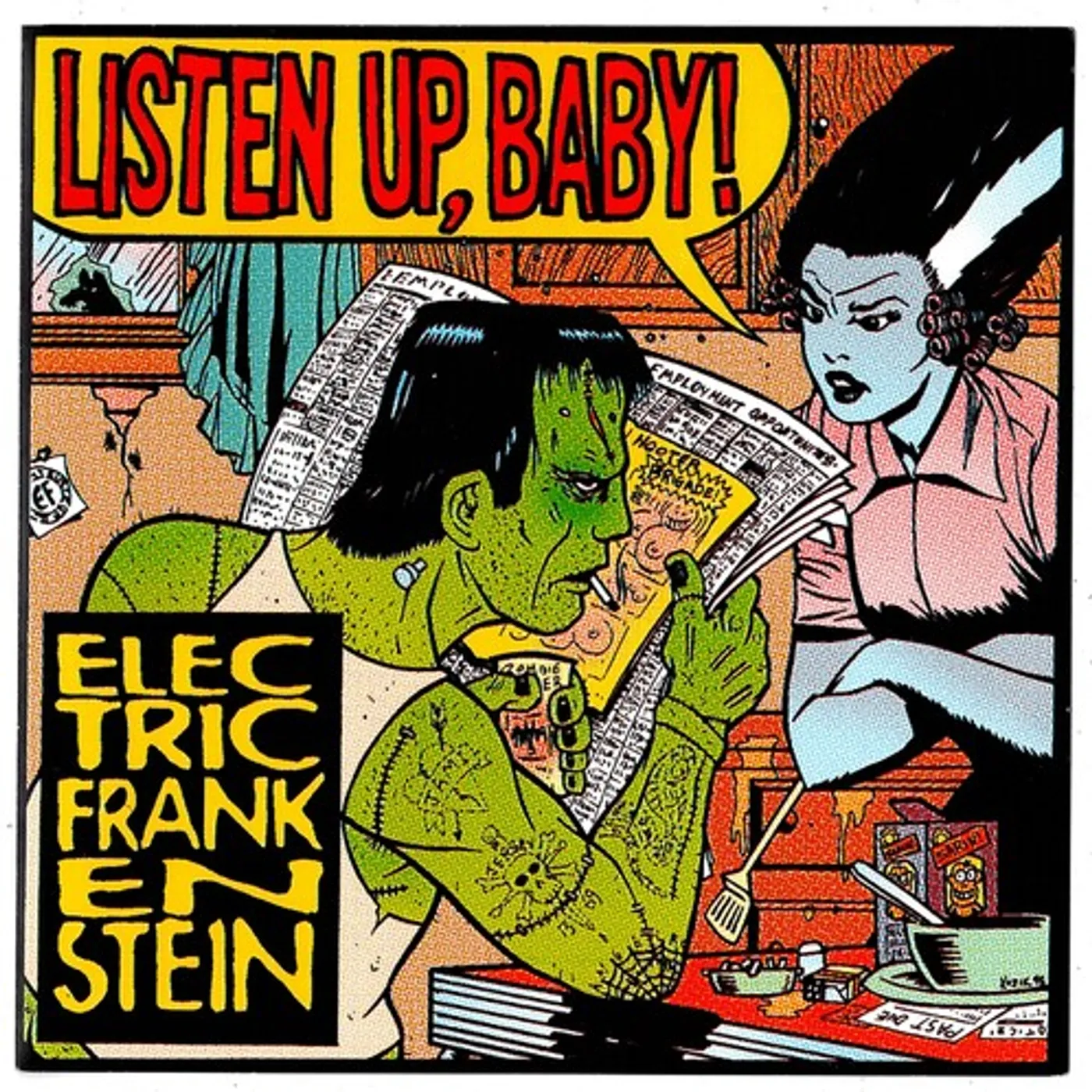 Electric Frankenstein LISTEN UP BABY Vinyl Record